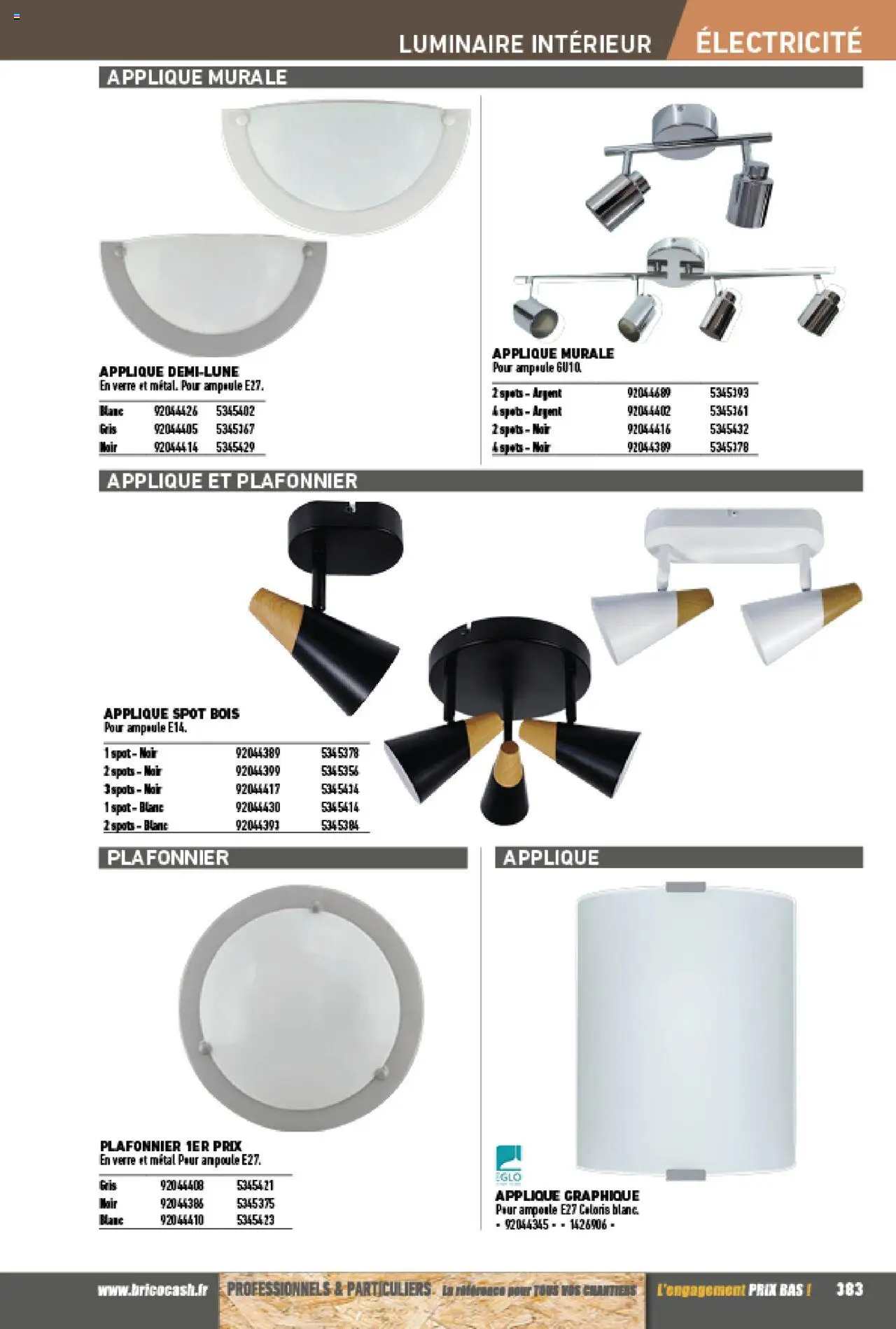 {H1} | Page: 383 | Produits: Plafonnier