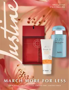 Justine specials catalogue – valid from 17.03.2026