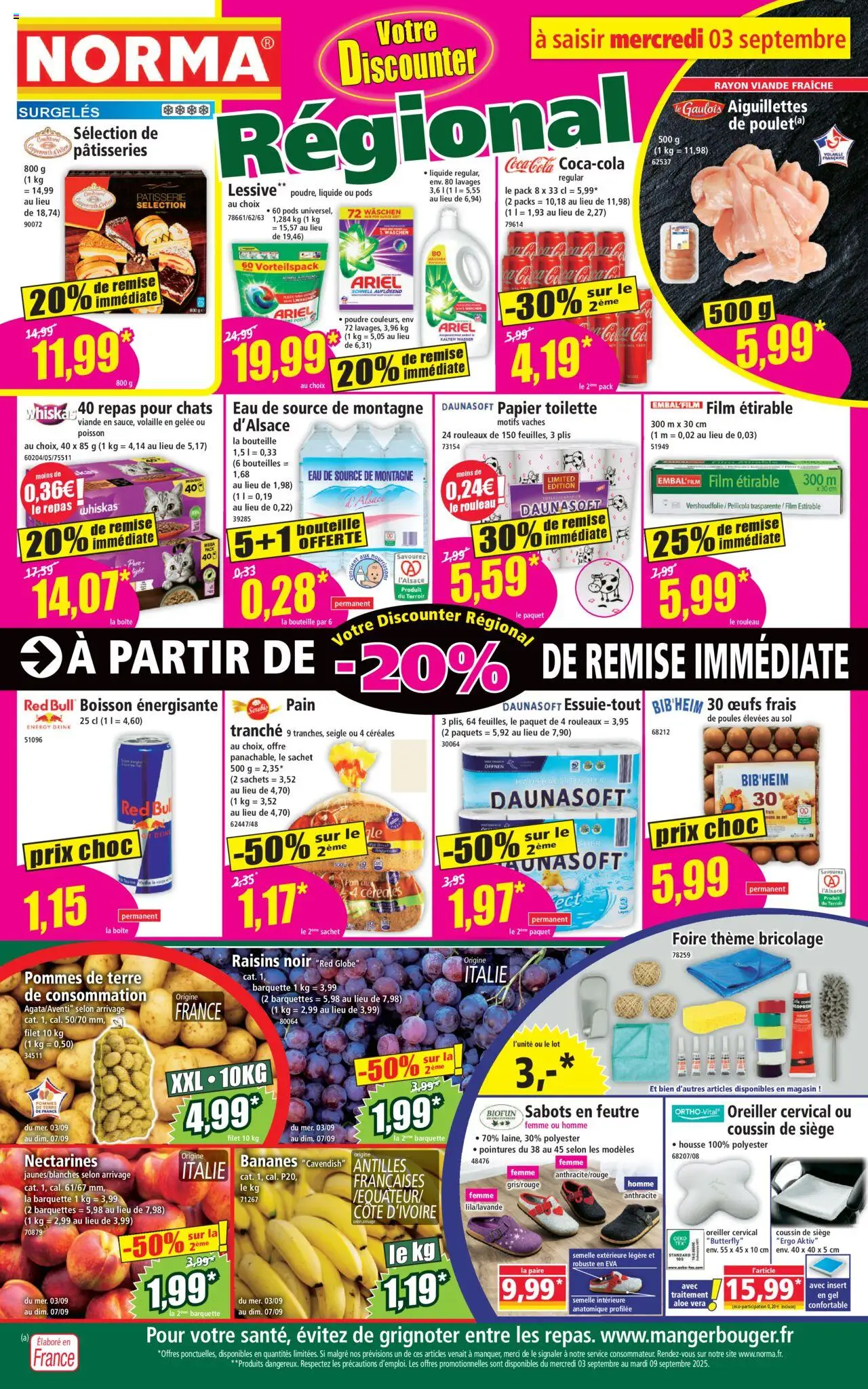  | Page: 1 | Produits: Volaille, Poudre, Oreiller, Céréales