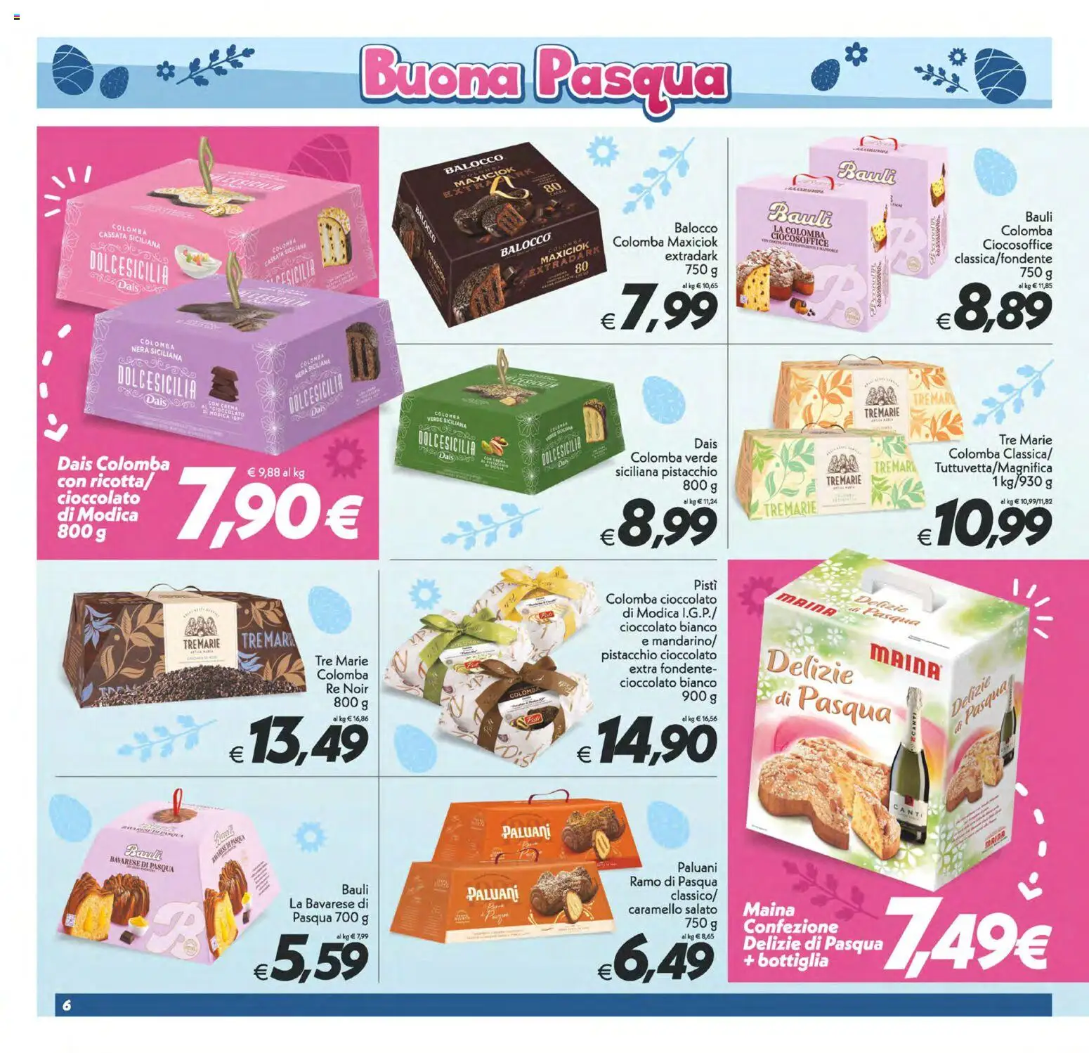 Volantino SuperConveniente del 27.03.2026 | Pagina: 6 | Prodotti: Cioccolato, Bottiglia