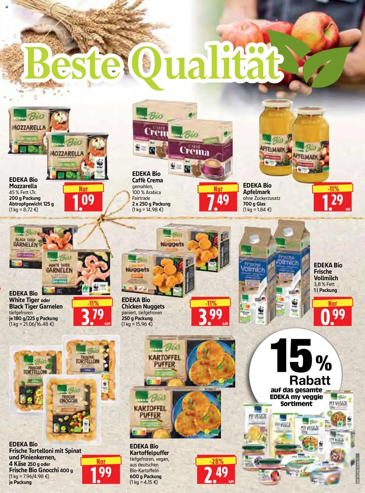 HERKULES Prospekt 	 - gültig ab dem 18.08.2025 | Seite: 11 | Produkte: Käse, Mozzarella, Garnelen, Tiger garnelen