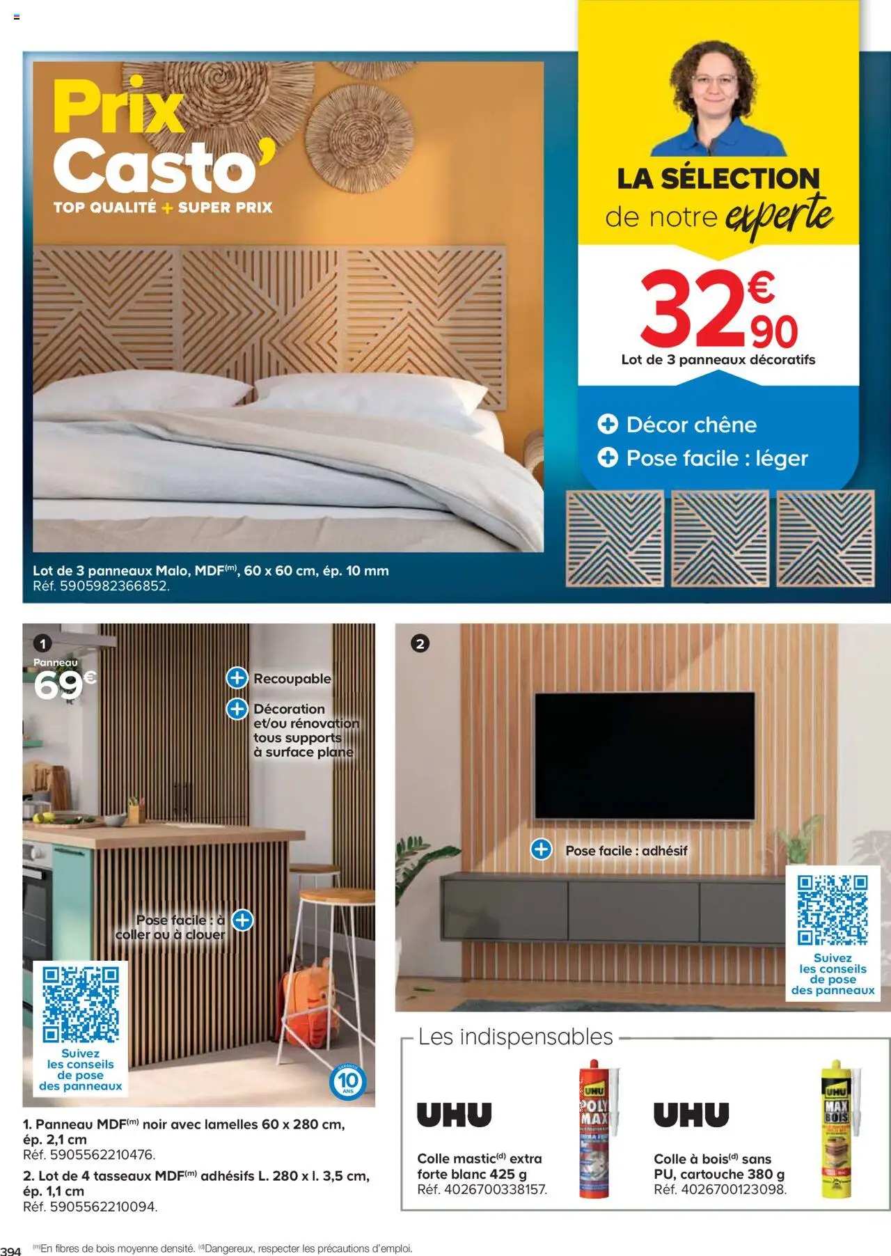 {H1} | Page: 394 | Produits: Colle, Cartouche