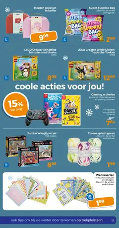 Trekpleister - Folder - Voorbeeld van een folder van Trekpleister, geldig van 10.02.2026 | Pagina: 13 | Producten: Puzzel, Koffer