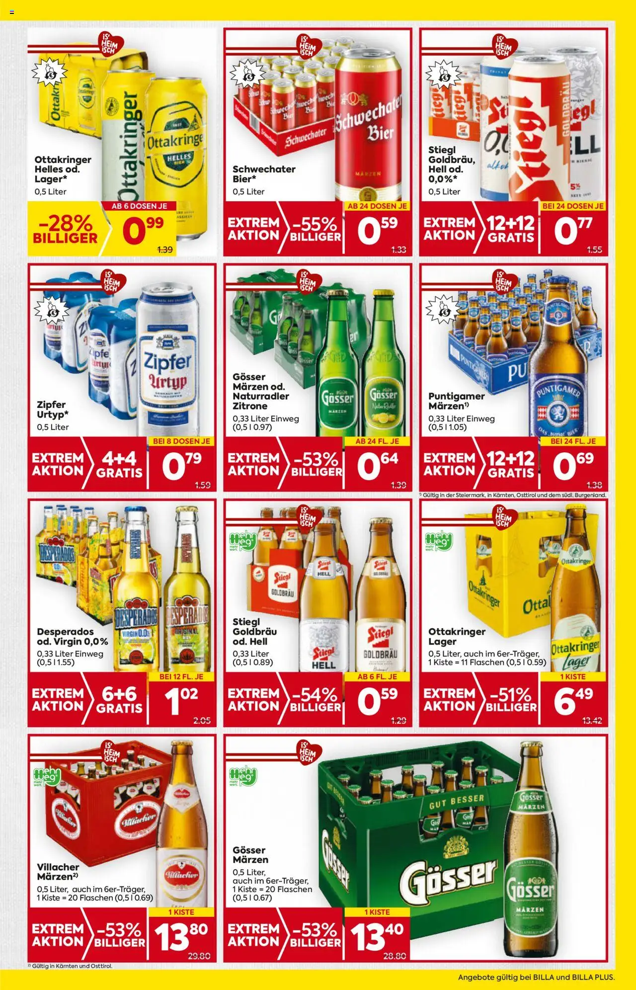 Billa Flugblatt - Kärnten gültig ab 09.10.2025 | Seite: 17 | Produkte: Zitrone, Bier
