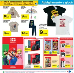 Volantino Carrefour del 15.09.2025 | Pagina: 37 | Prodotti: Felpa, Pigiama, Ombrello, TV