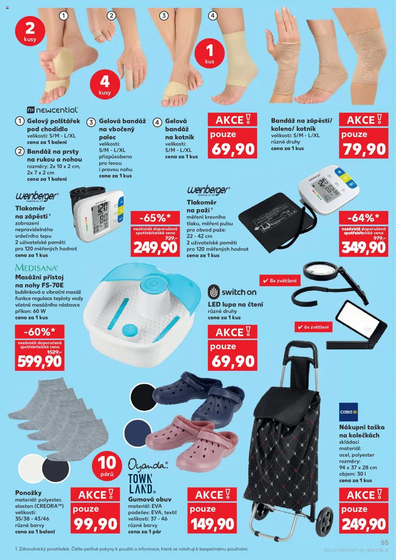 Kaufland leták od 24.09.2025 | Strana: 55 | Produkty: Nákupní taška, Monitor, Taška na kolečkách, LED