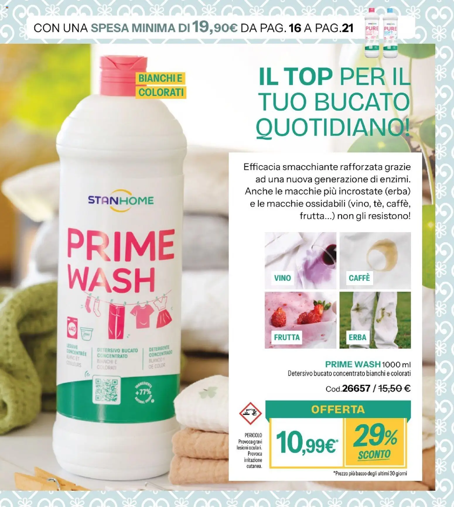 Volantino Stanhome del 08.01.2026 | Pagina: 17 | Prodotti: Caffè, Detergente, Top, Vino