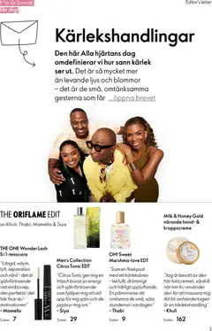 Oriflame - Katalog 2/26 - Förhandsvisning av reklamblad från butik Oriflame aktuell från 28.01.2026 | Sida: 3 | Produkter: Eau de toilette, Mascara, Ljus