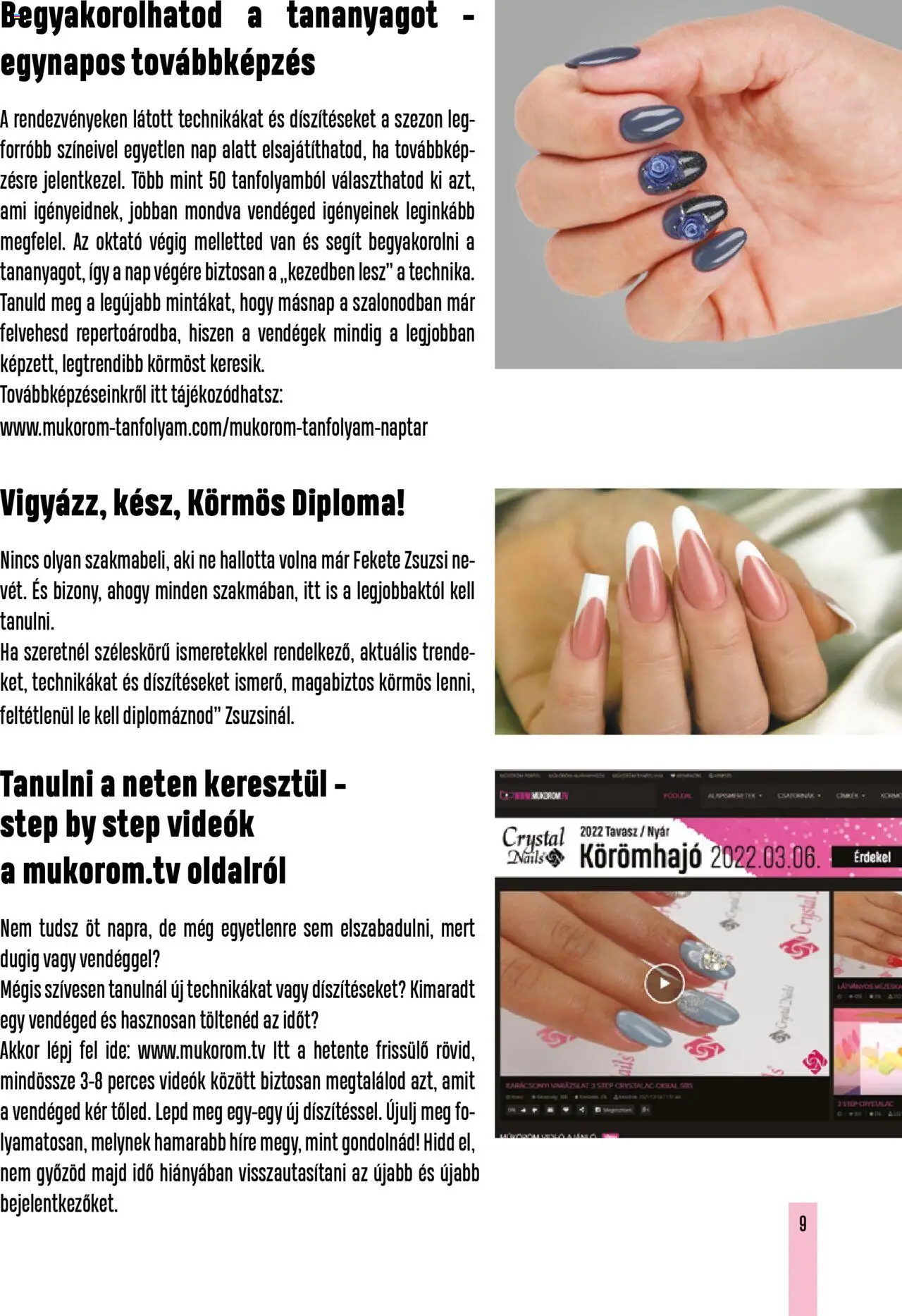 Crystal Nails akciós ujság - amely érvényes a következő dátumtól: 01.06.2025 | Oldal: 9