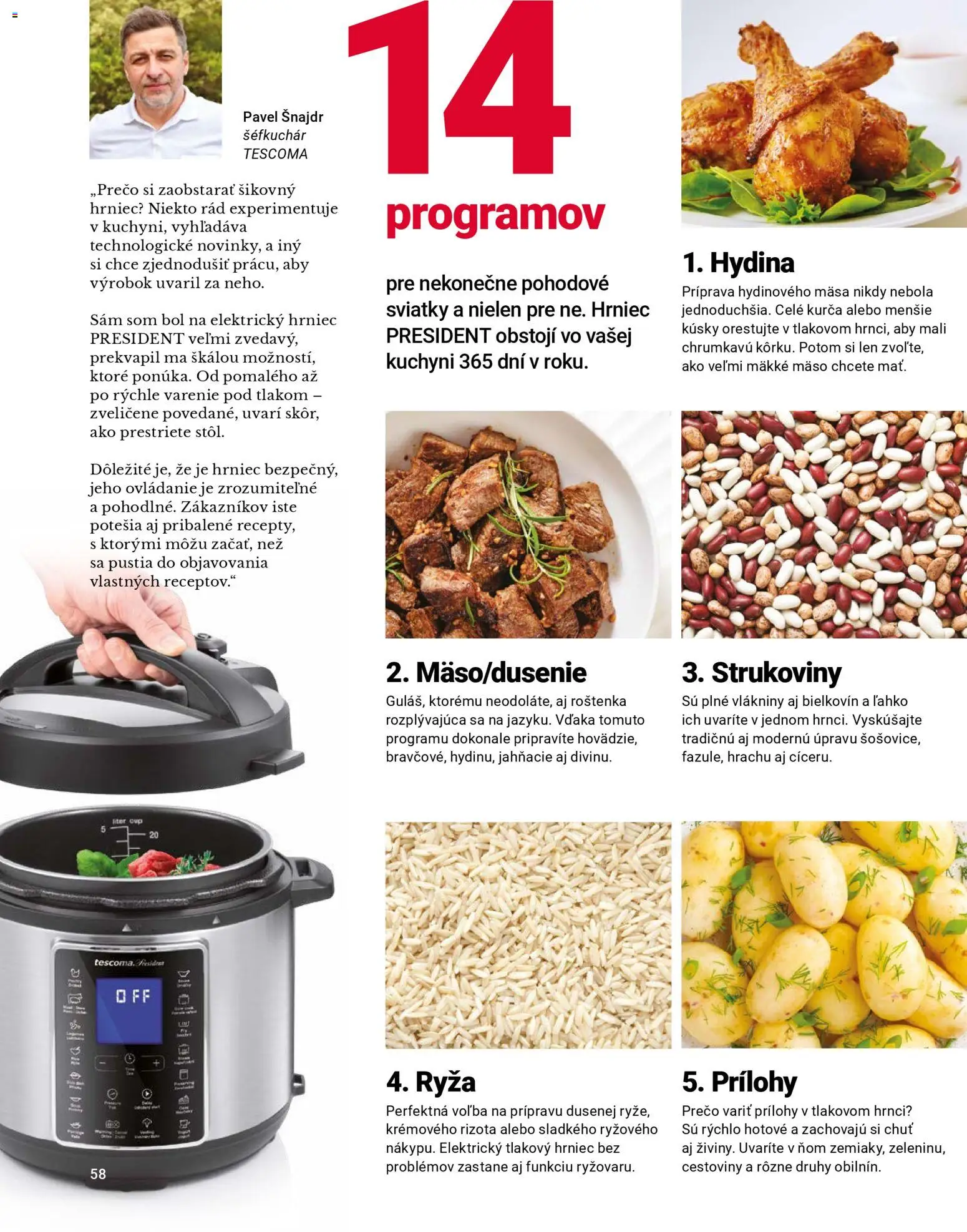 Nové TESCOMA akcie – leták je platný od 01.11.2025 | Strana: 58 | Produkty: Ryža, Cestoviny, Kurča