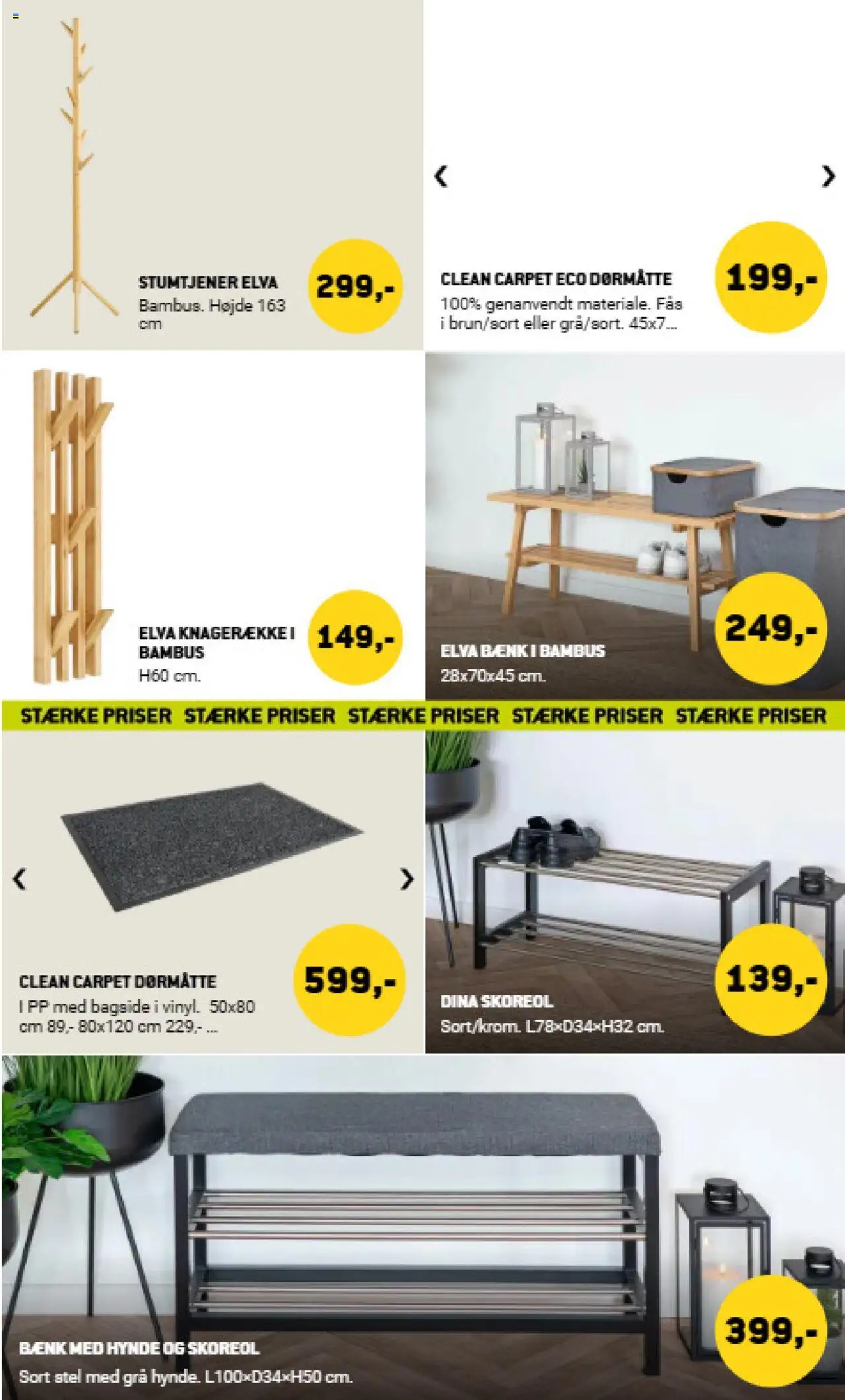 XL-BYG tilbudsavis – gyldig fra 10.10.2025 | Side: 19 | Produkter: Dørmåtte, Stumtjener