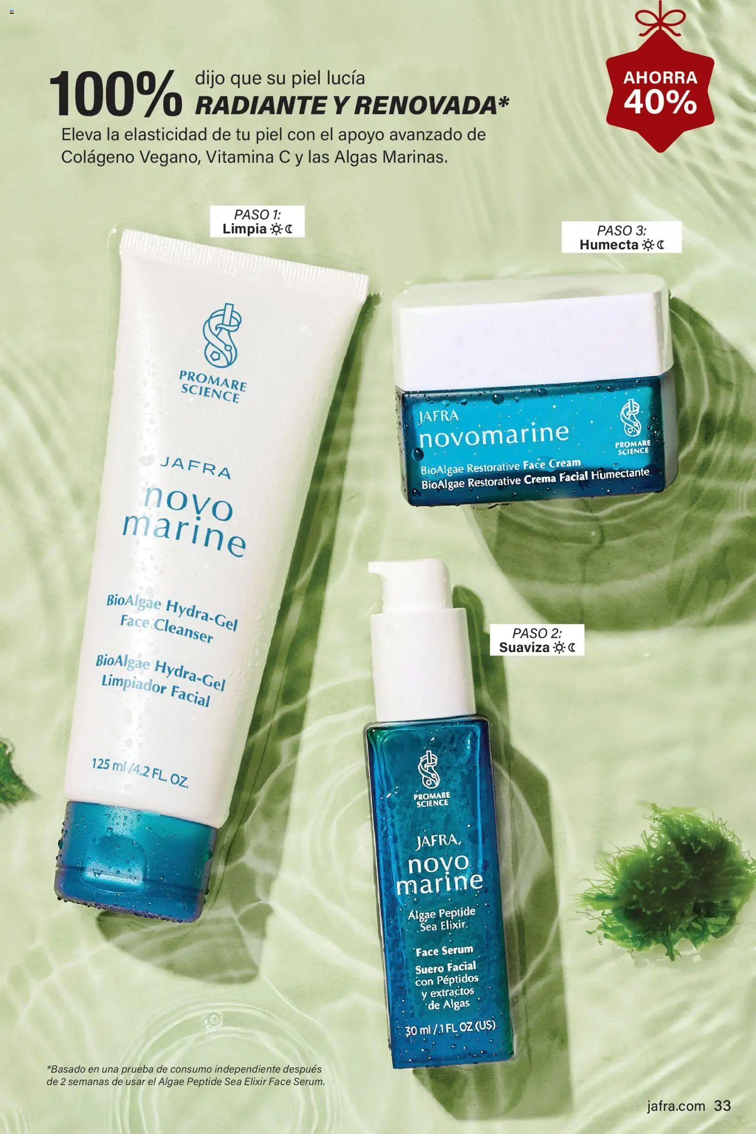 JAFRA folleto │ válido desde el 01.12.2025 | Página: 33 | Productos: Sérum, Crema facial, Crema