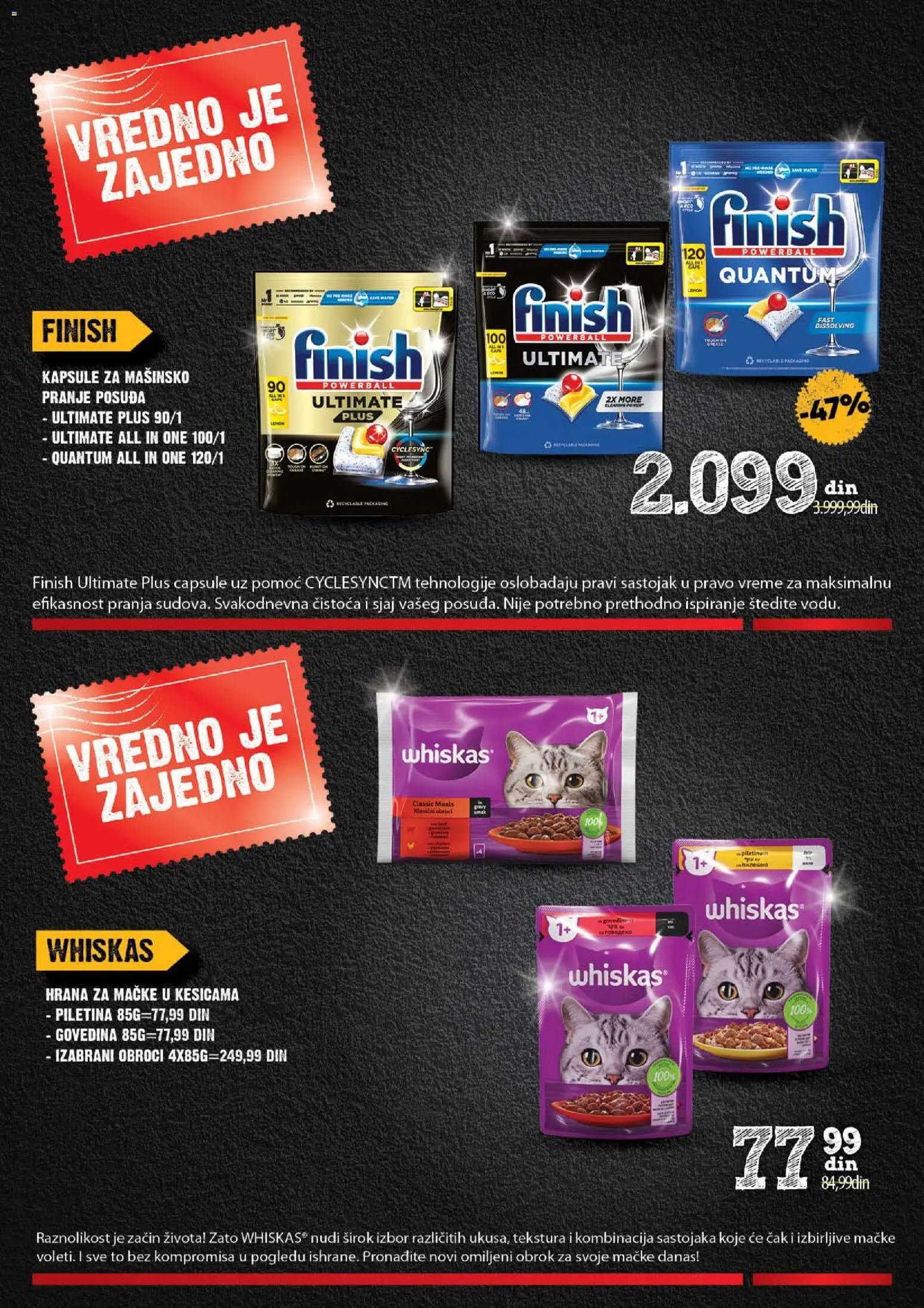 Idea katalog - važi od 11.12.2025 | Strana: 39 | Proizvode: Govedina, Kapsule, Hrana za mačke, Piletina