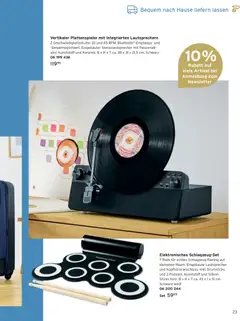 Tchibo Katalog Advent 2025 ab 14.11.2025 gültig | Seite: 23 | Produkte: Plattenspieler, Lautsprecher