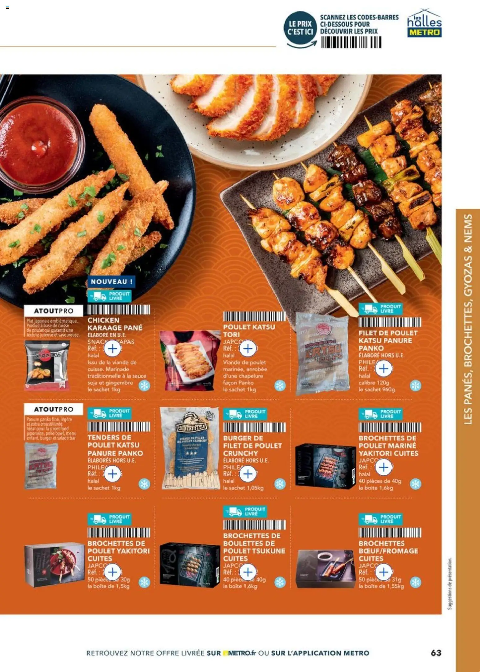 {H1} | Page: 63 | Produits: Salade, Base, Viande, Chapelure