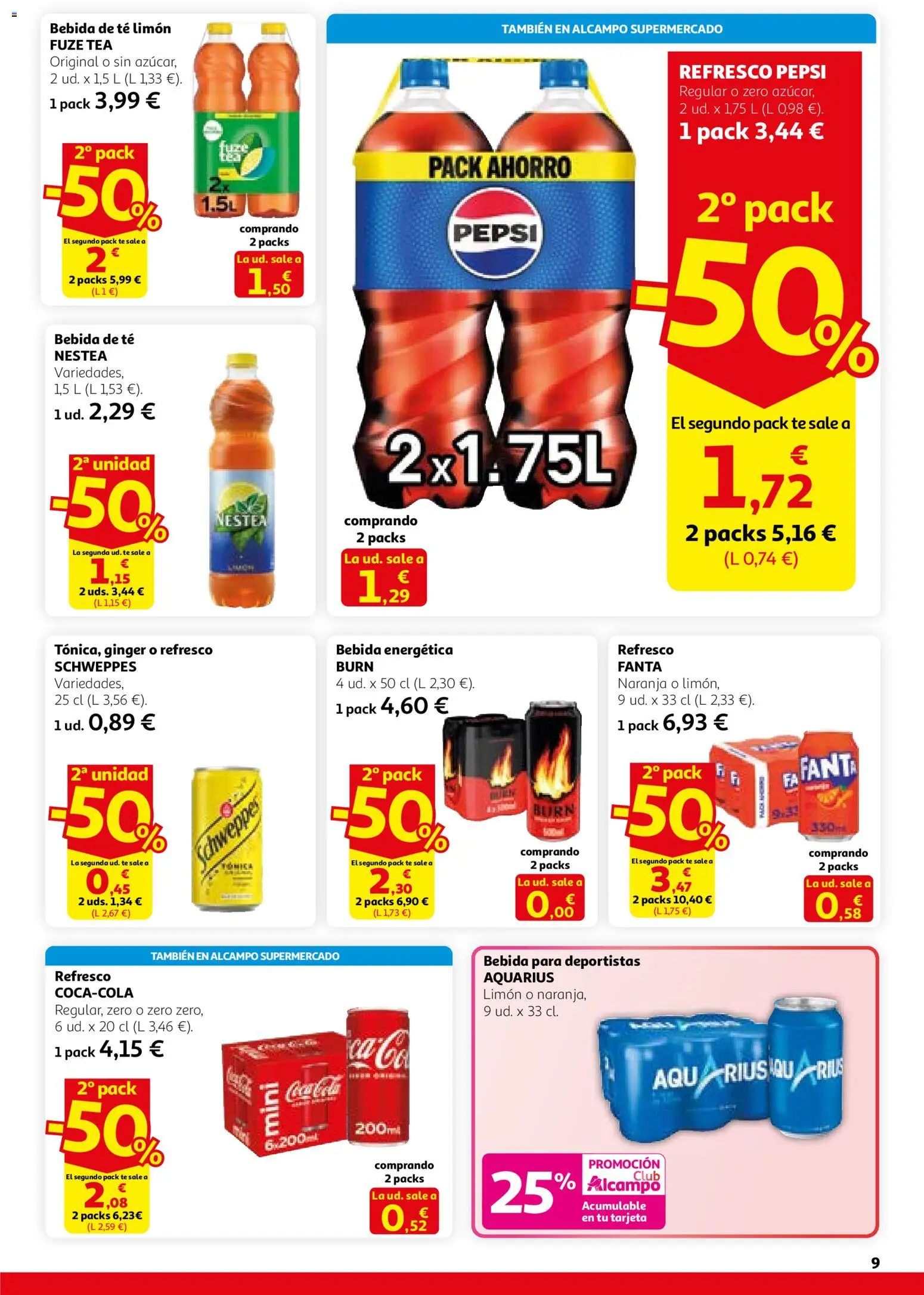 Alcampo - HG Madrid Unificado │ válido desde el 26.02.2026 | Página: 9 | Productos: Té