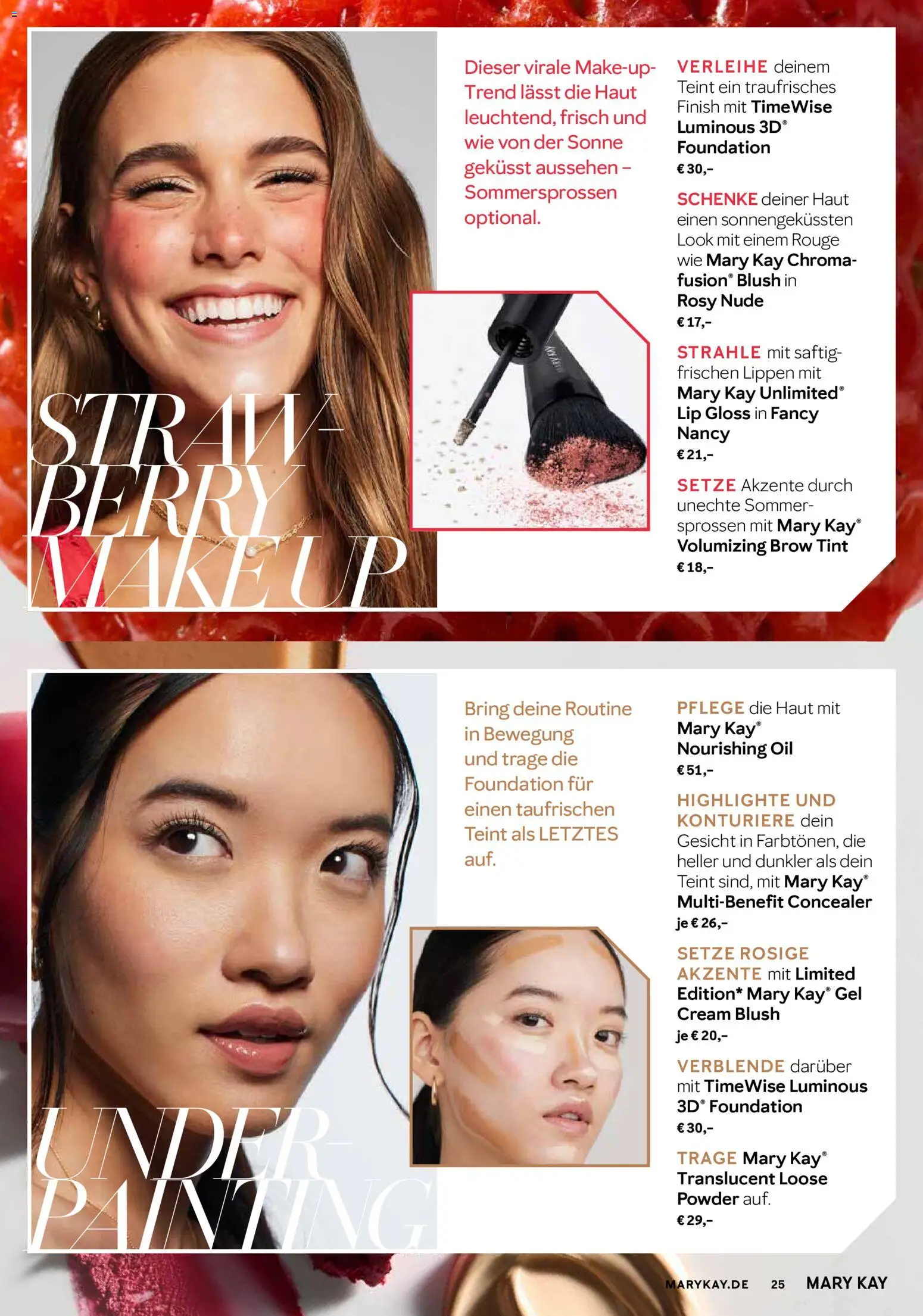 Mary Kay Katalog – gültig ab 15.01.2026 | Seite: 25 | Produkte: Rouge, Finish, Foundation, Blush