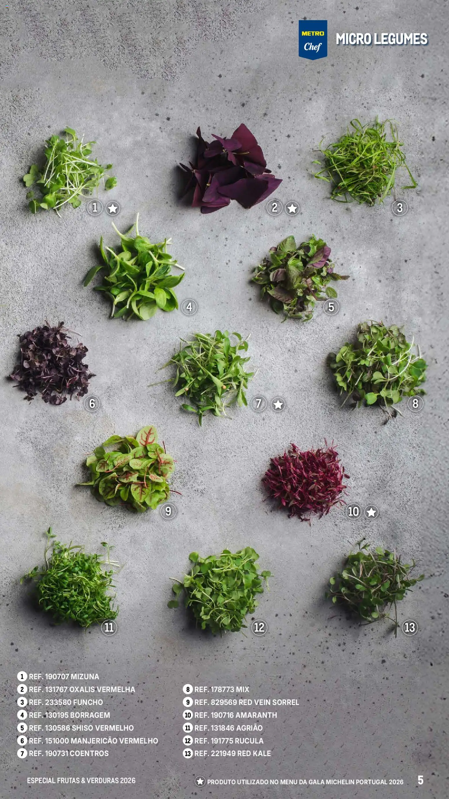 Makro Especial Frutas e Verduras 2026 │ válido de 06.03.2026 | Página: 5 | Produtos: Rúcula, Agrião