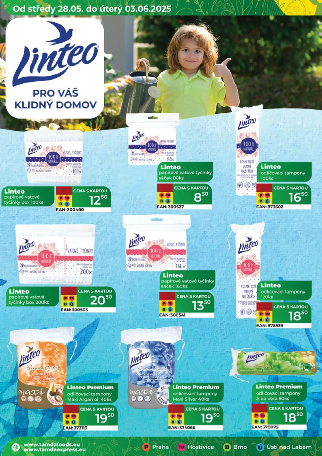 Tamda Foods leták od 28.05.2025 | Strana: 52 | Produkty: Polštářky, Box, Tampony, Sáček
