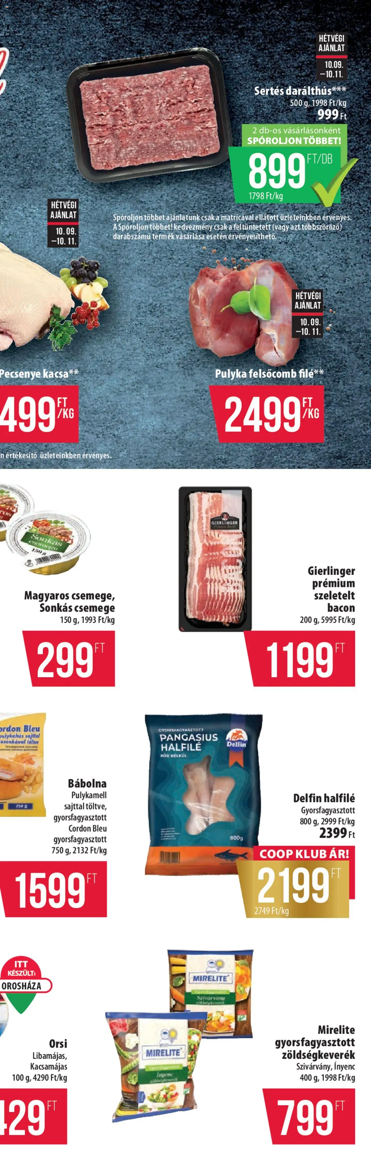 COOP akciós ujság - amely érvényes a következő dátumtól: 09.10.2025 | Oldal: 7 | Termékek: Gránátalma, Szezámmag, Ketchup, Gluténmentes