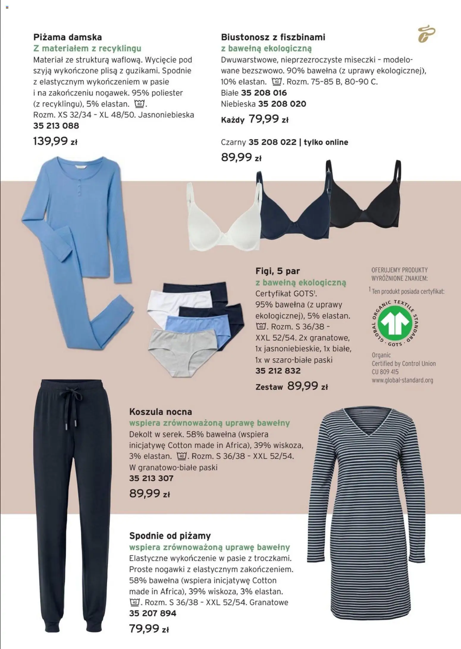 Tchibo promocje od 20.01.2026 | Strona: 14 | Produkty: Koszula, Spodnie, Biustonosz, Piżama
