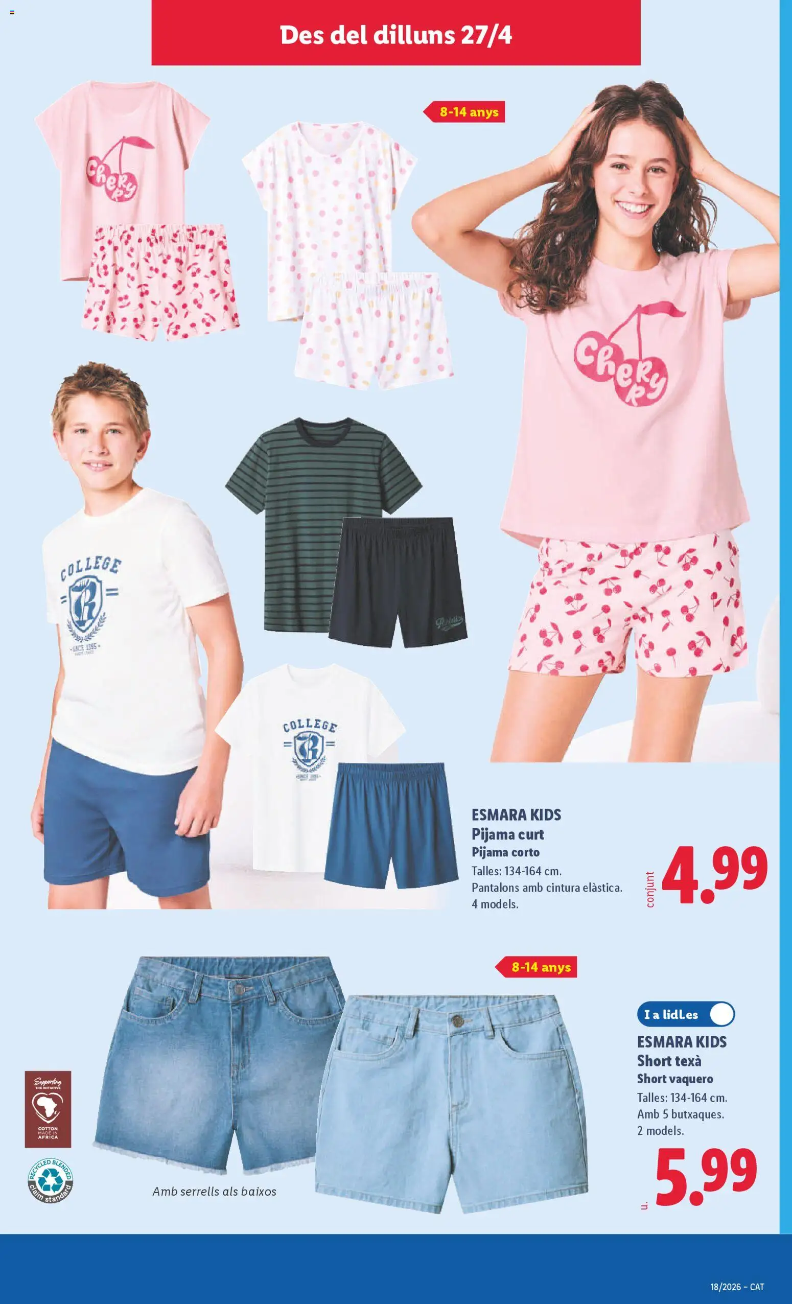 Lidl folleto de bazar │ válido desde el 27.04.2026 | Página: 11 | Productos: Pijama
