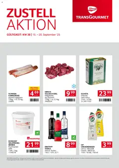 Transgourmet Zustellaktion ab 14.09.2025 gültig
