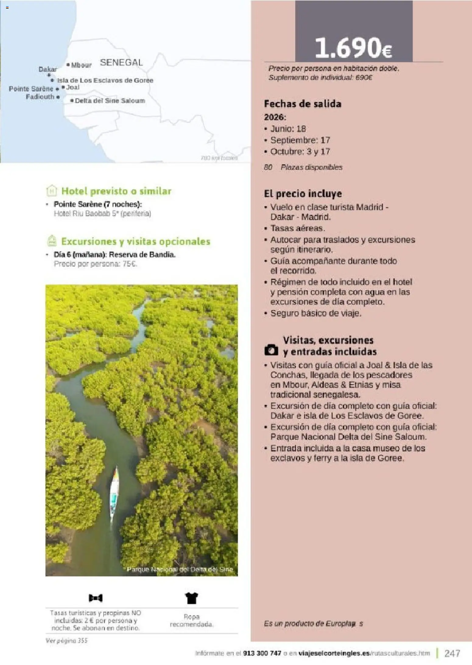 Viajes El Corte Inglés Rutas Culturales de la Comunidad de Madrid │ válido desde el 01.04.2026 | Página: 247 | Productos: Ropa