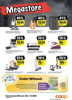 Coop Aktionen ab 26.02.2026 gültig | Seite: 24 | Produkte: Heißluftfritteuse, Top, Grill, Staubsauger