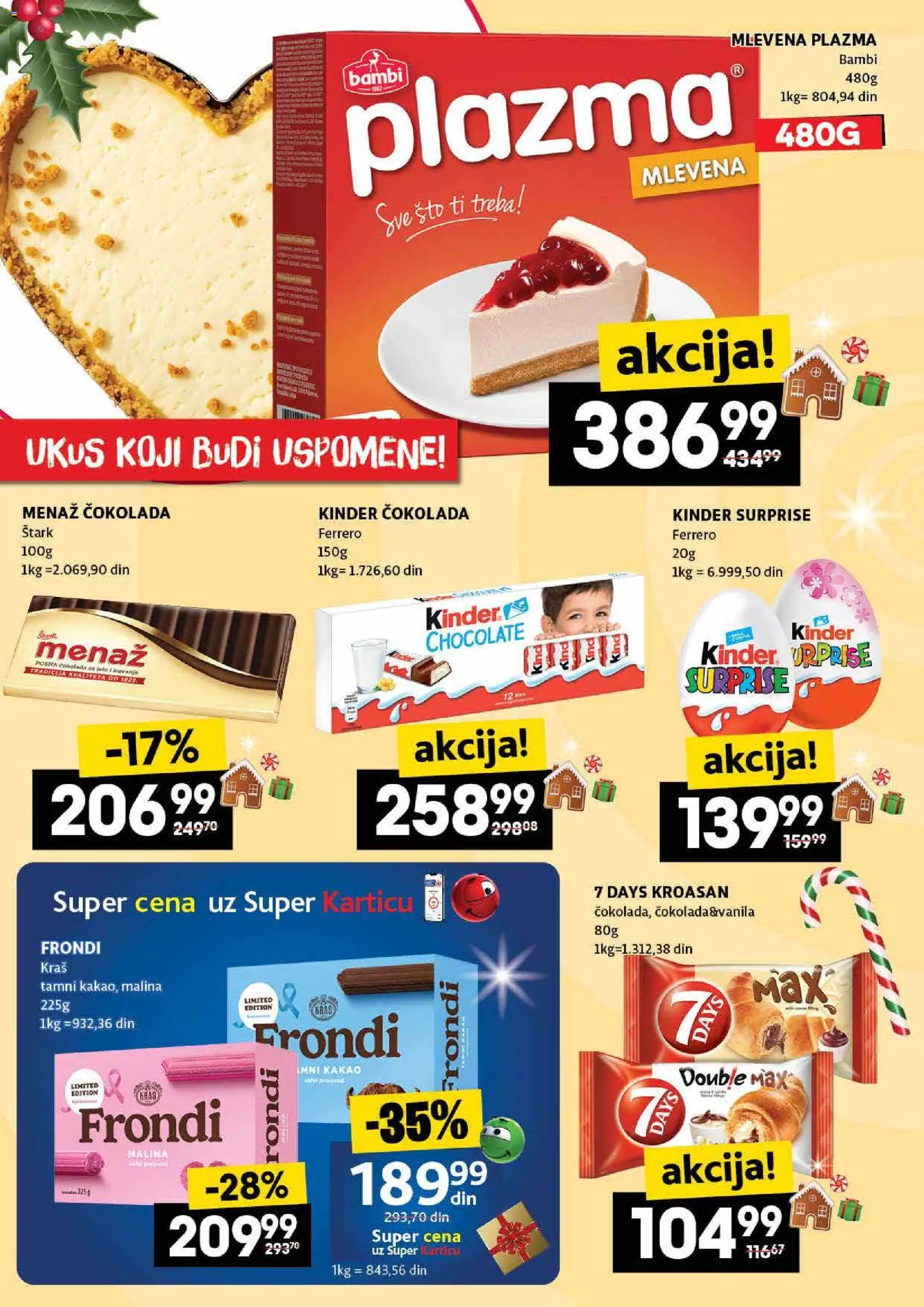 Idea katalog - važi od 25.12.2025 | Strana: 24 | Proizvode: Sto, Plazma, Čokolada, Ferrero