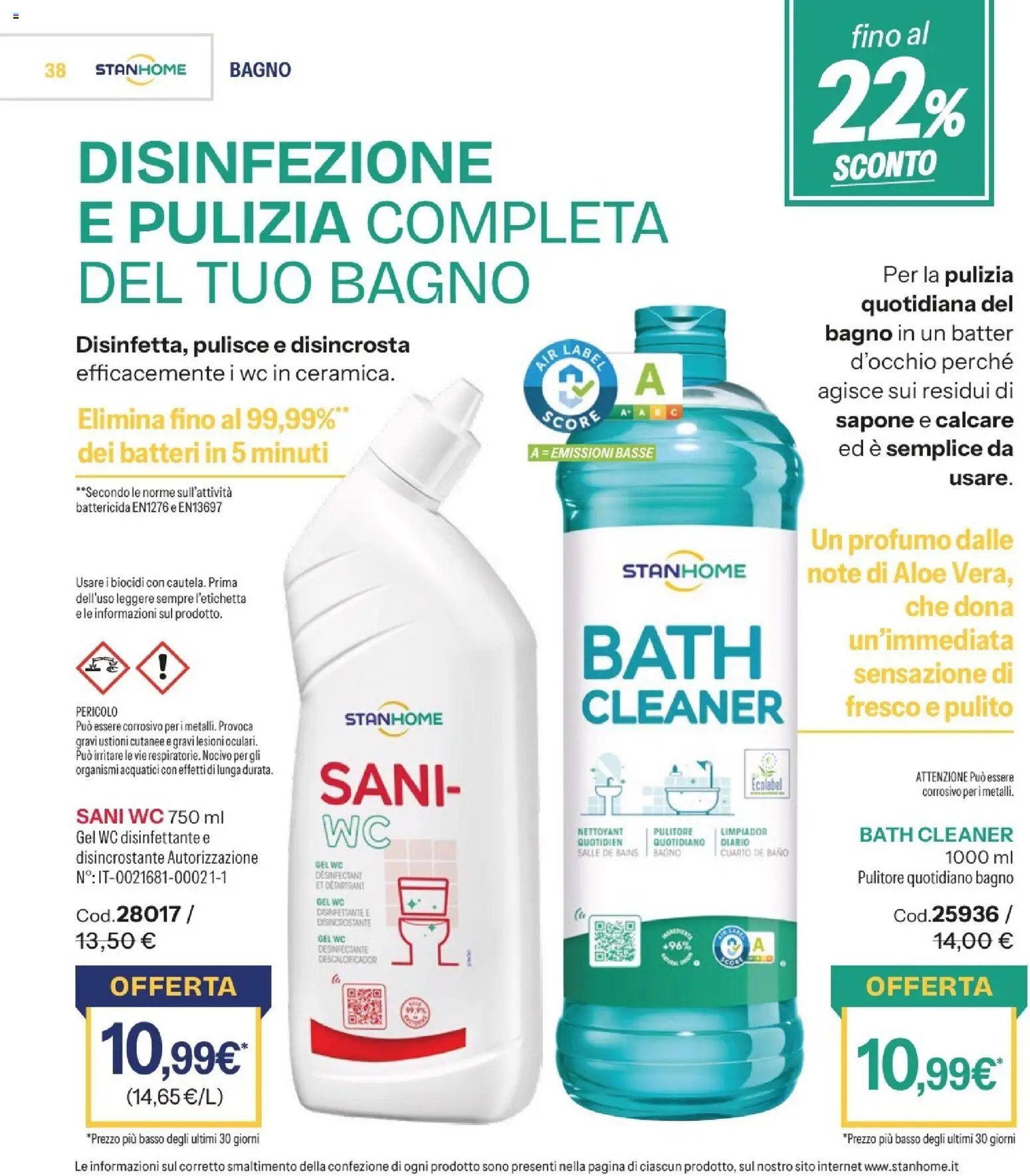 Volantino Stanhome del 10.03.2026 | Pagina: 38 | Prodotti: Sapone, WC, Bagno, Profumo