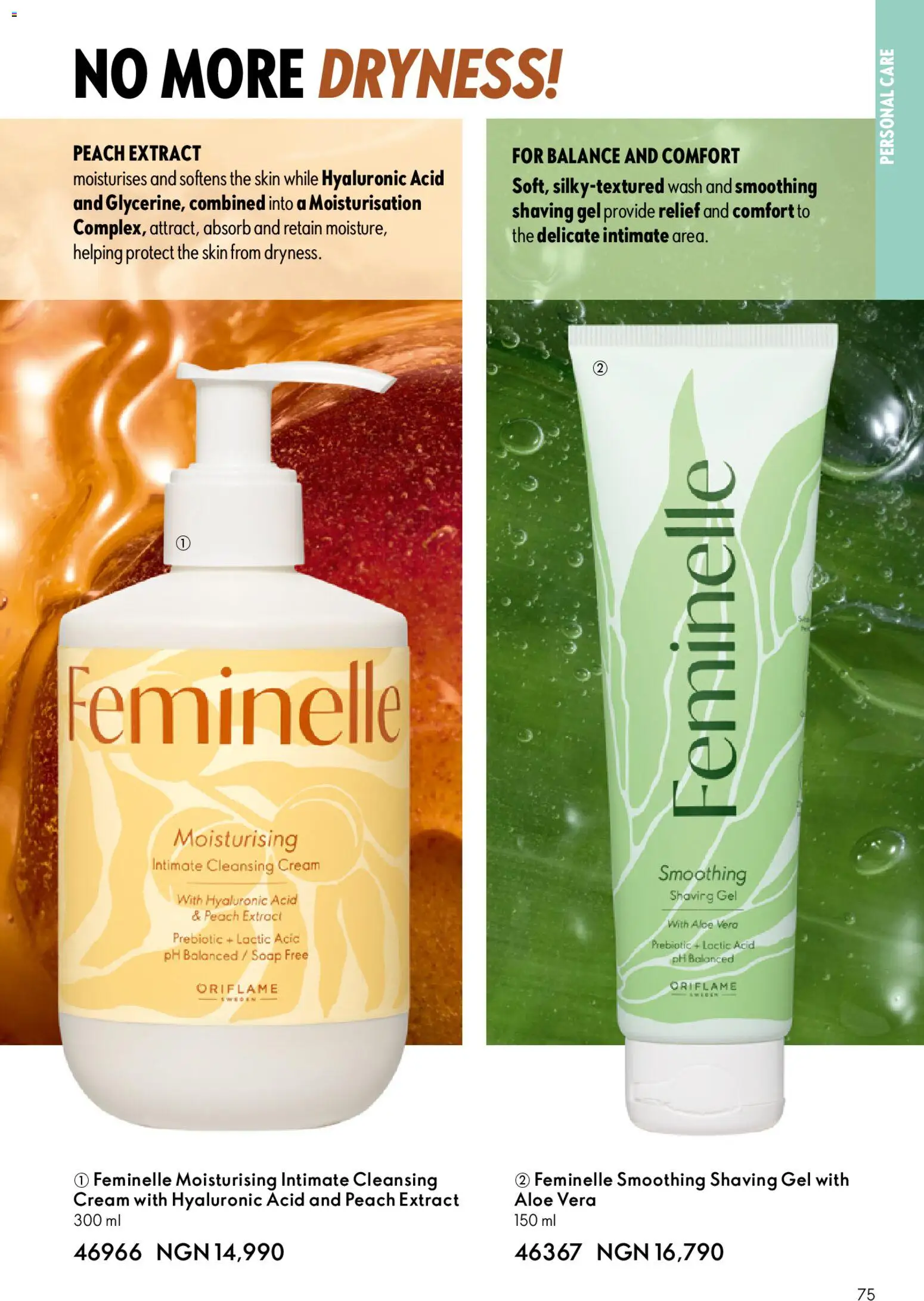 Oriflame Catalogue 2/2026 valid from 01.04.2026 | Page: 75 | Products: Soap, Špíz, Cream, Peach