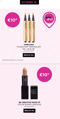 ICI Paris XL folder - Voorbeeld van een folder van ICI Paris XL, geldig van 15.09.2025 | Pagina: 5 | Producten: Make up, Concealer
