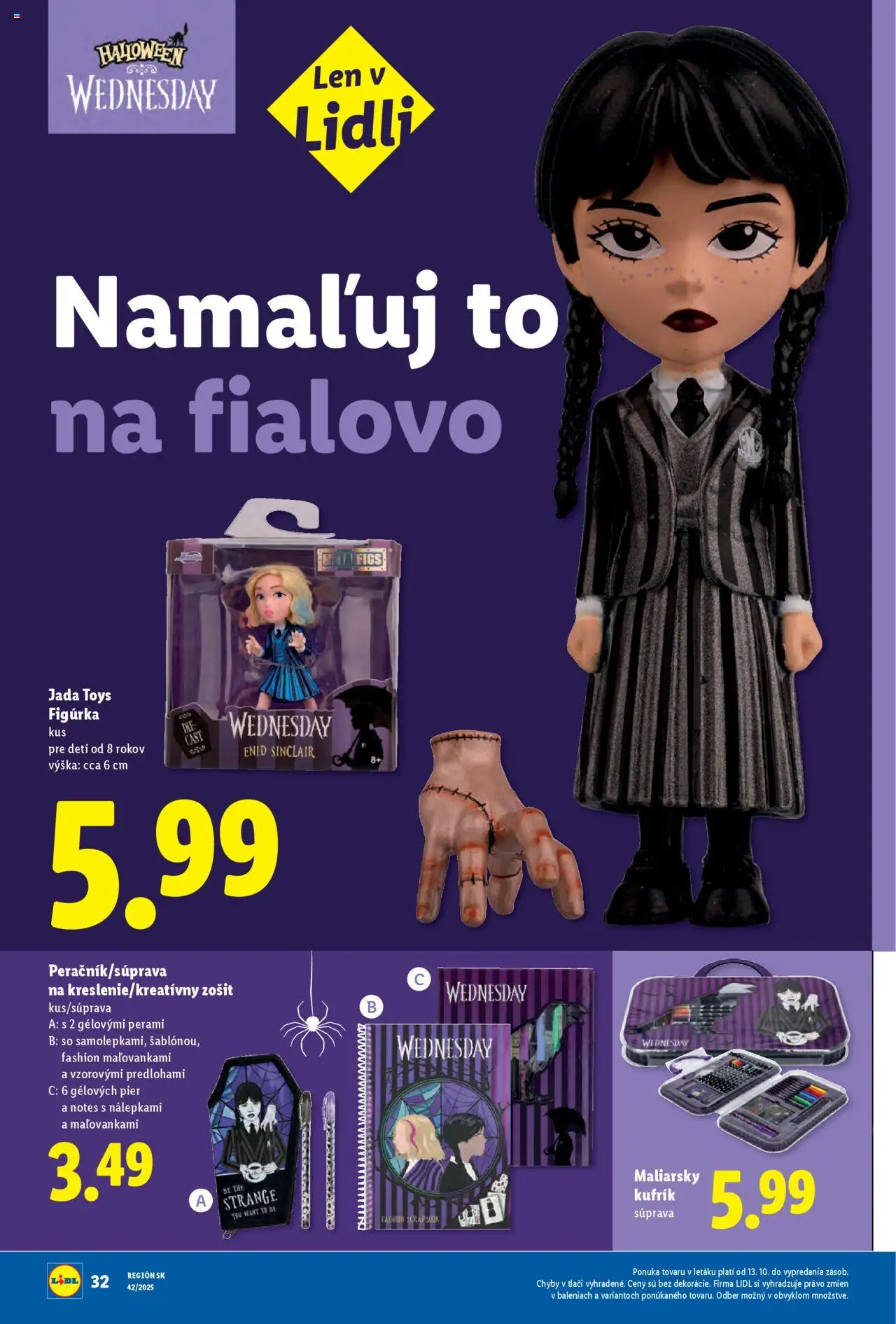 Nové Lidl akcie – leták je platný od 13.10.2025 | Strana: 48 | Produkty: Zošit