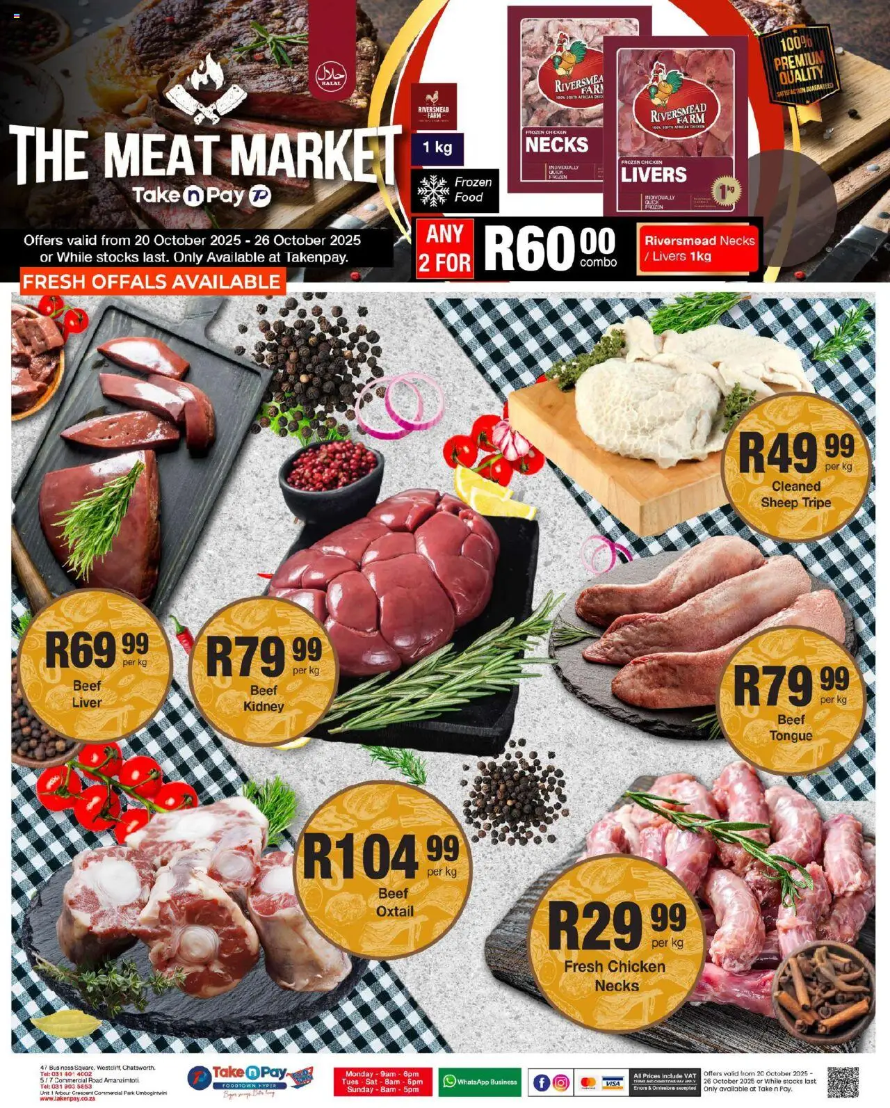 New Take n Pay catalogue – valid from 20.10.2025 | Page: 25 | Products: Drone, Chicken, Beef