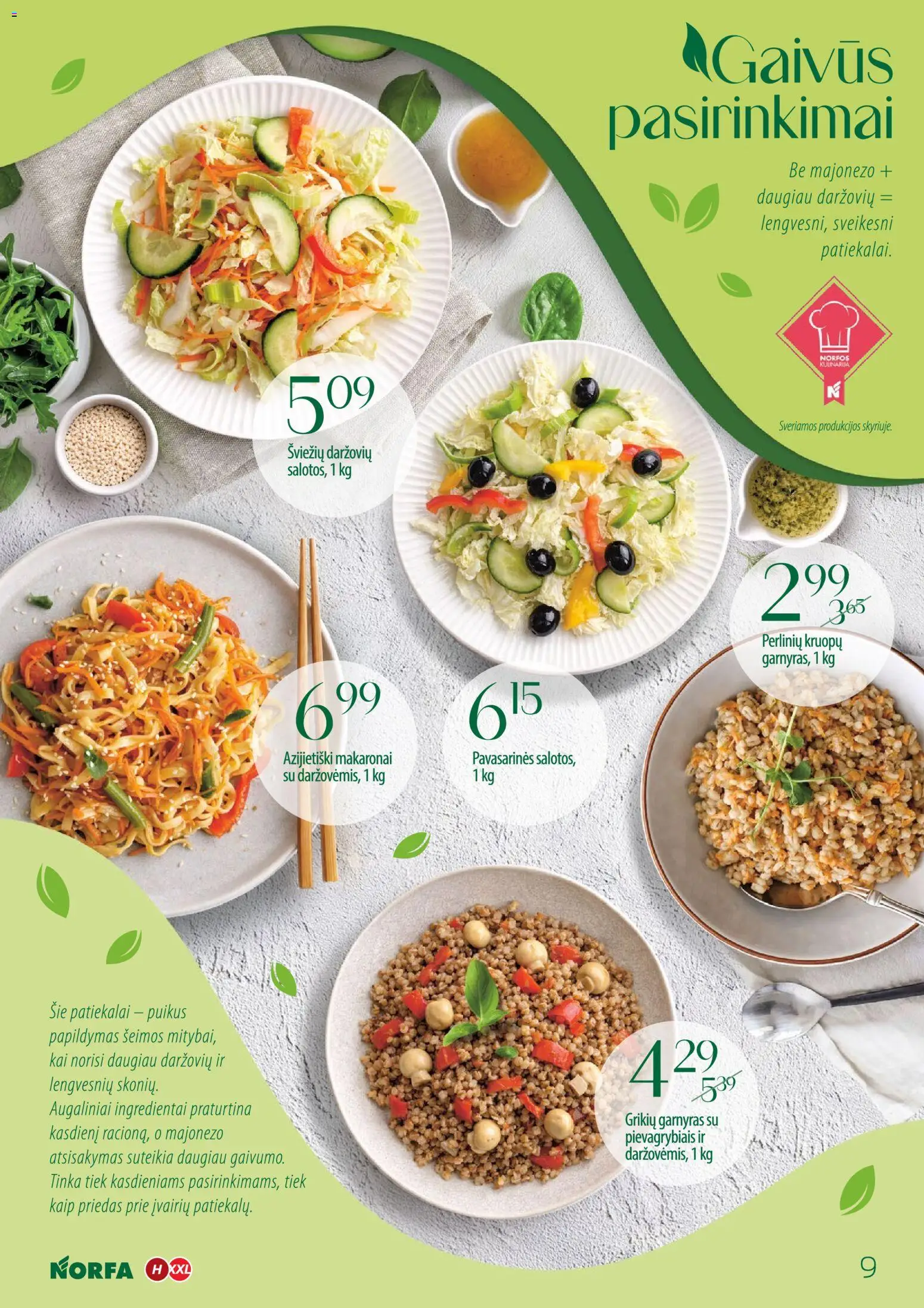 NORFA akcijos nuo 19.02.2026 | Puslapis: 9 | Prekių: Makaronai