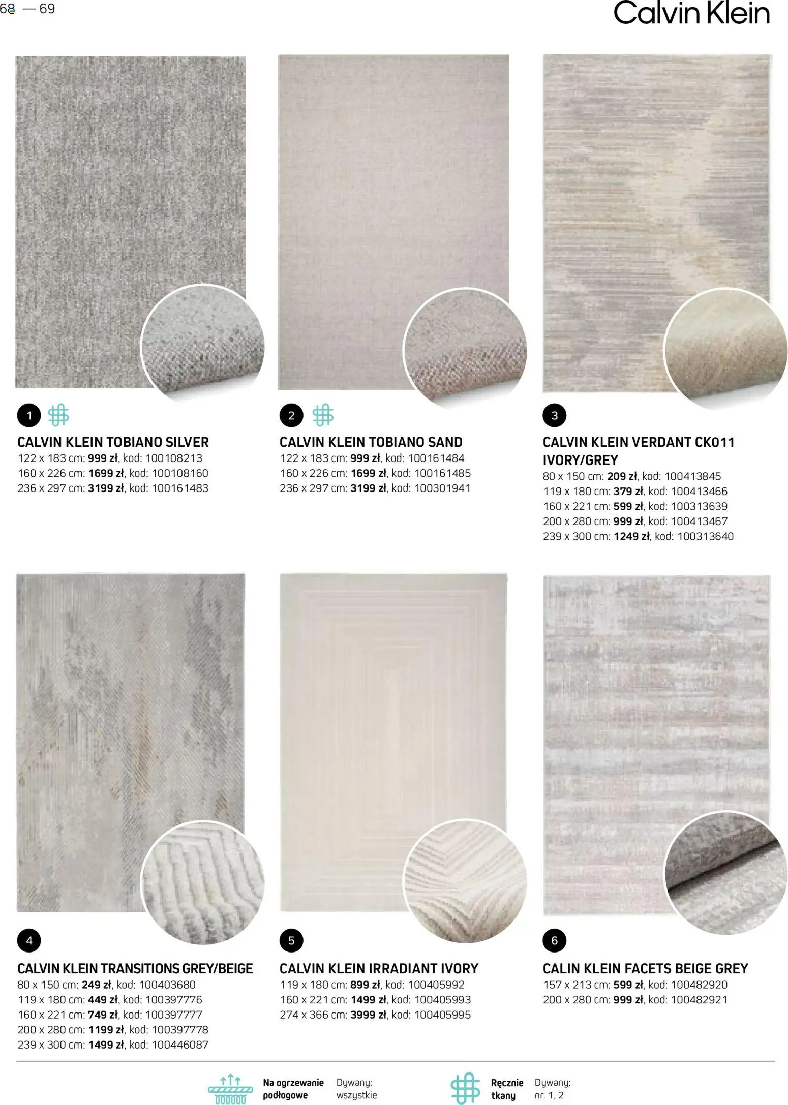 Komfort gazetka - Katalog dywanów od 17.03.2026 | Strona: 68 | Produkty: Dywany