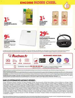 Auchan - Prévisualisation de Auchan - Petits prix marque Pouce valide à partir de 17.02.2026 | Page: 5 | Produits: Allume feu, Radio, Plateau, Store