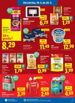 Lidl katalog akcije – veljaven od 19.03.2026 | Stran: 7 | Izdelki: Rezanci, Kava, Voda, Majoneza