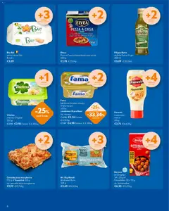 OKay folder - Voorbeeld van een folder van OKay, geldig van 11.03.2026 | Pagina: 6 | Producten: Pizza, Fles, Olijfolie, Keksajt
