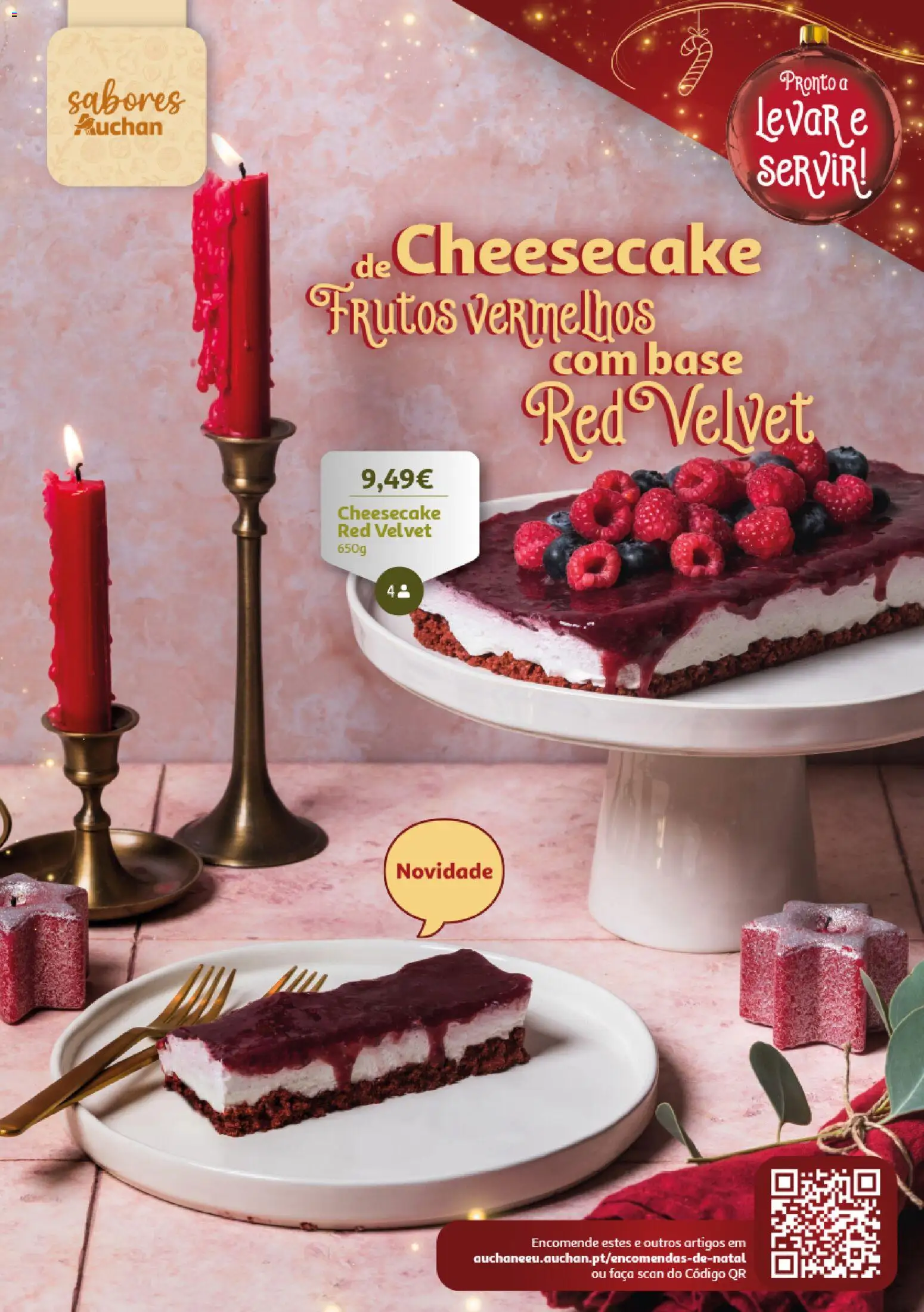 Auchan - Encomendas Natal e Ano Novo │ válido de 13.11.2025 | Página: 9 | Produtos: Faca, Base