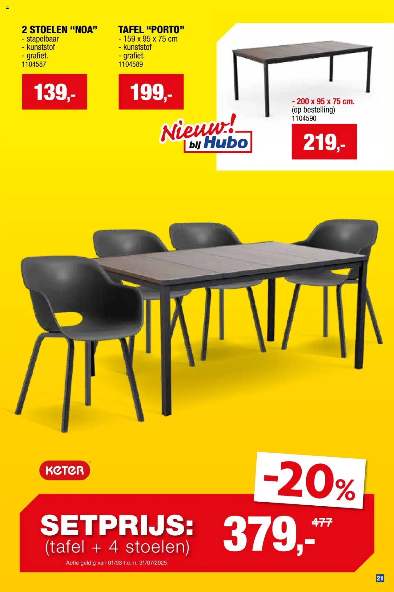  | Pagina: 21 | Producten: Tafel