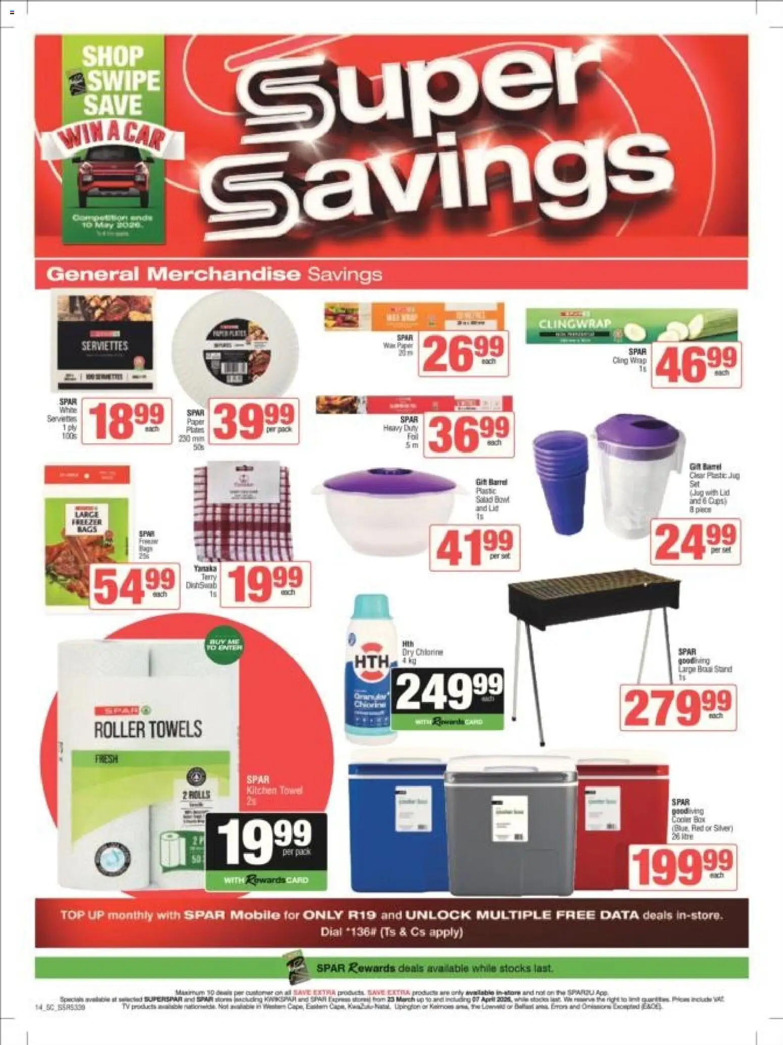 New Spar catalogue – valid from 23.03.2026 | Page: 14 | Products: Shirt, Freezer, Bowl, TV