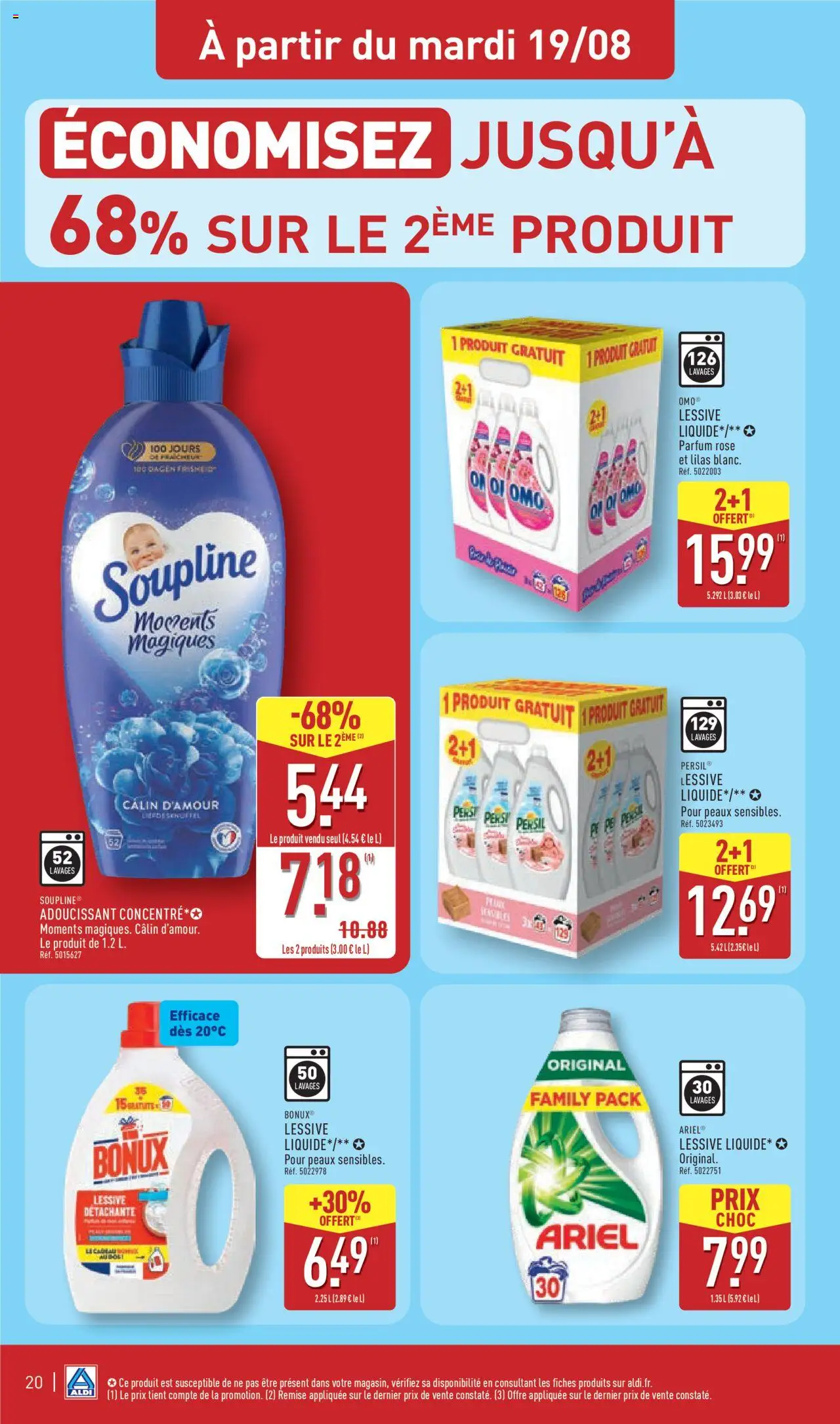  | Page: 22 | Produits: Ariel, Parfum, Soupline, Lessive