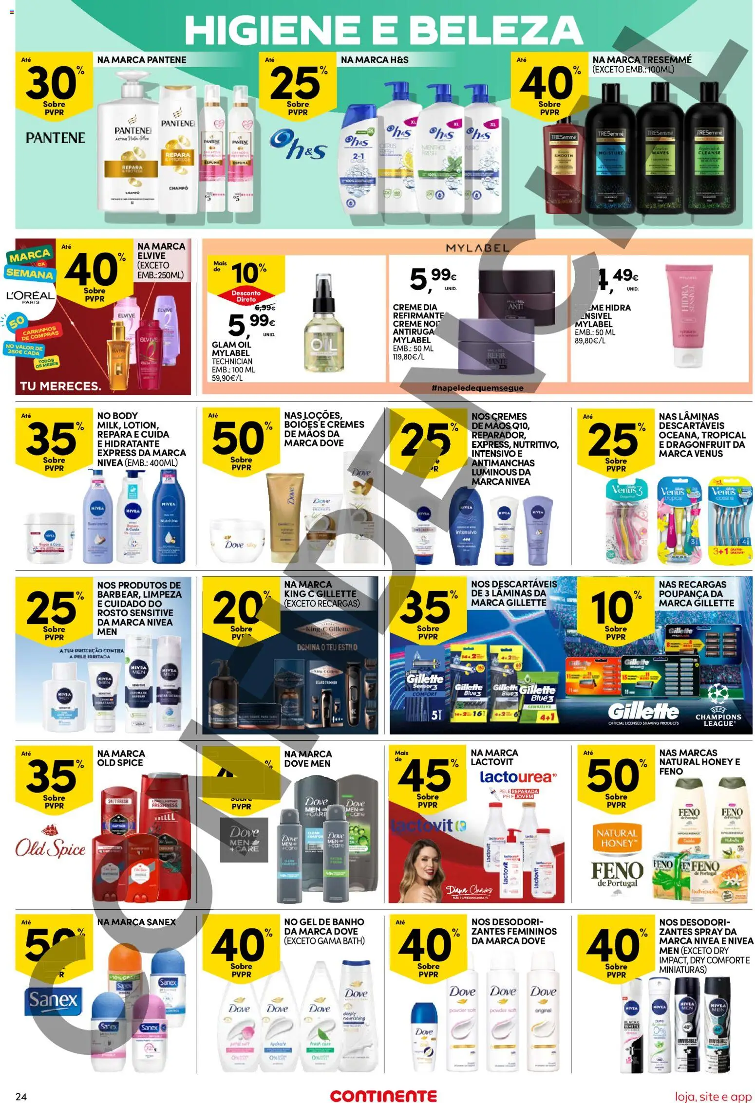Continente Semanal Continente Bom Dia │ válido de 02.12.2025 | Página: 24 | Produtos: Gel de banho, Banho, Creme