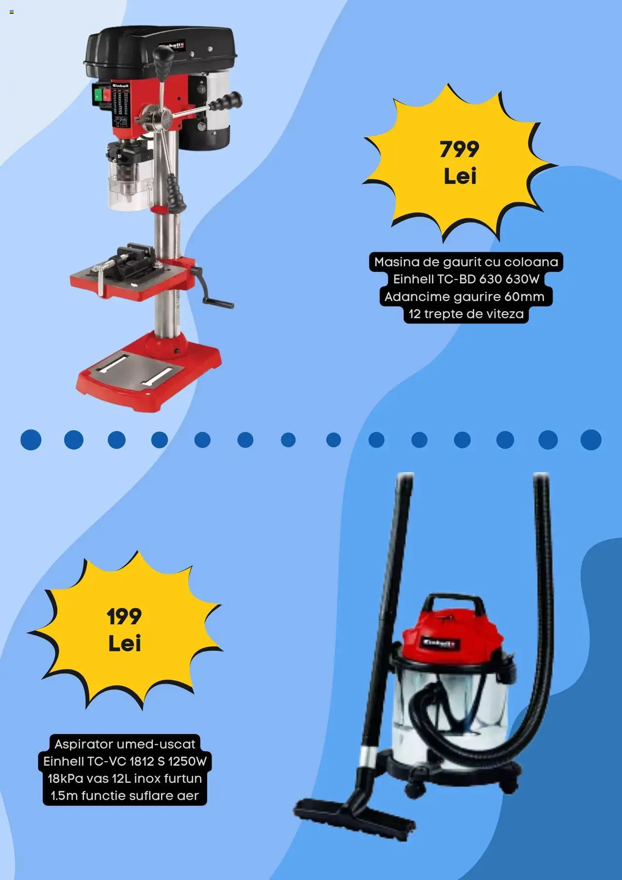 Catalog Domo – valabil de la 13.06.2025 | Pagină: 3 | Produse: Mașină de găurit, Aspirator