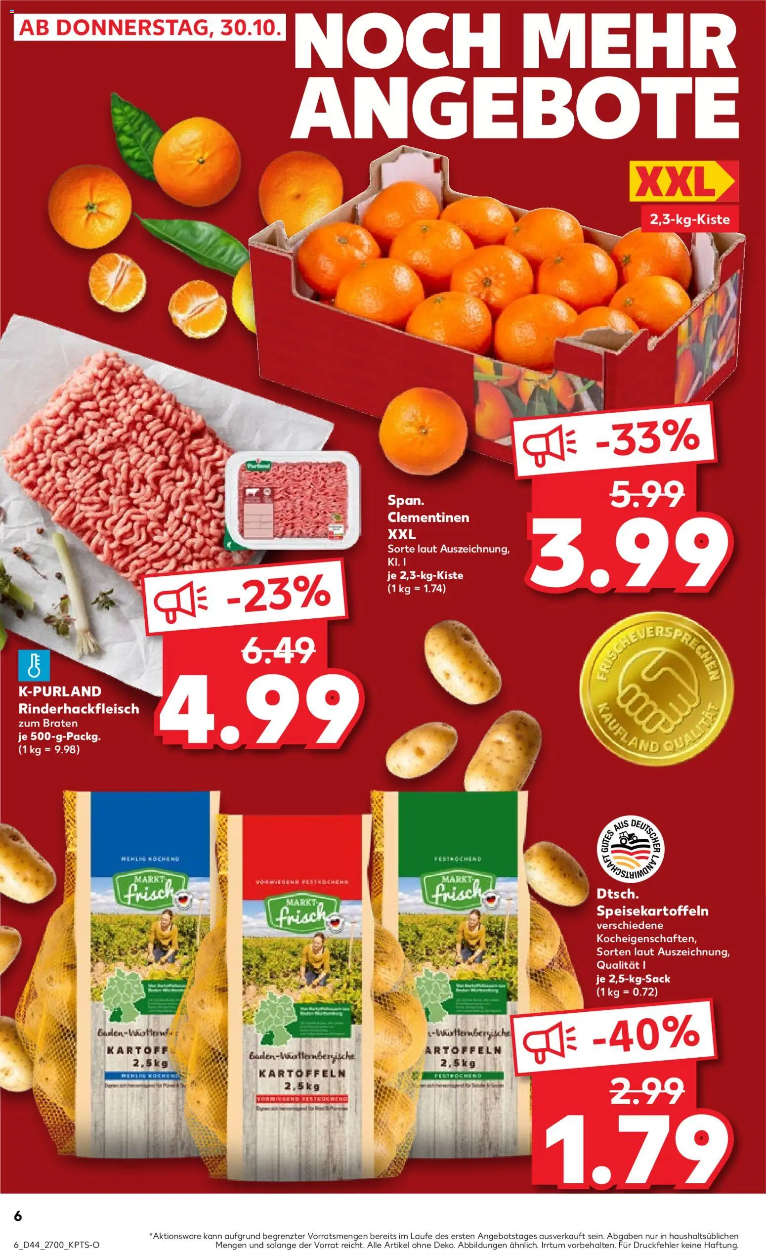 Kaufland prospekt Jena	 – gültig ab 02.11.2025 | Seite: 6 | Produkte: Kartoffeln