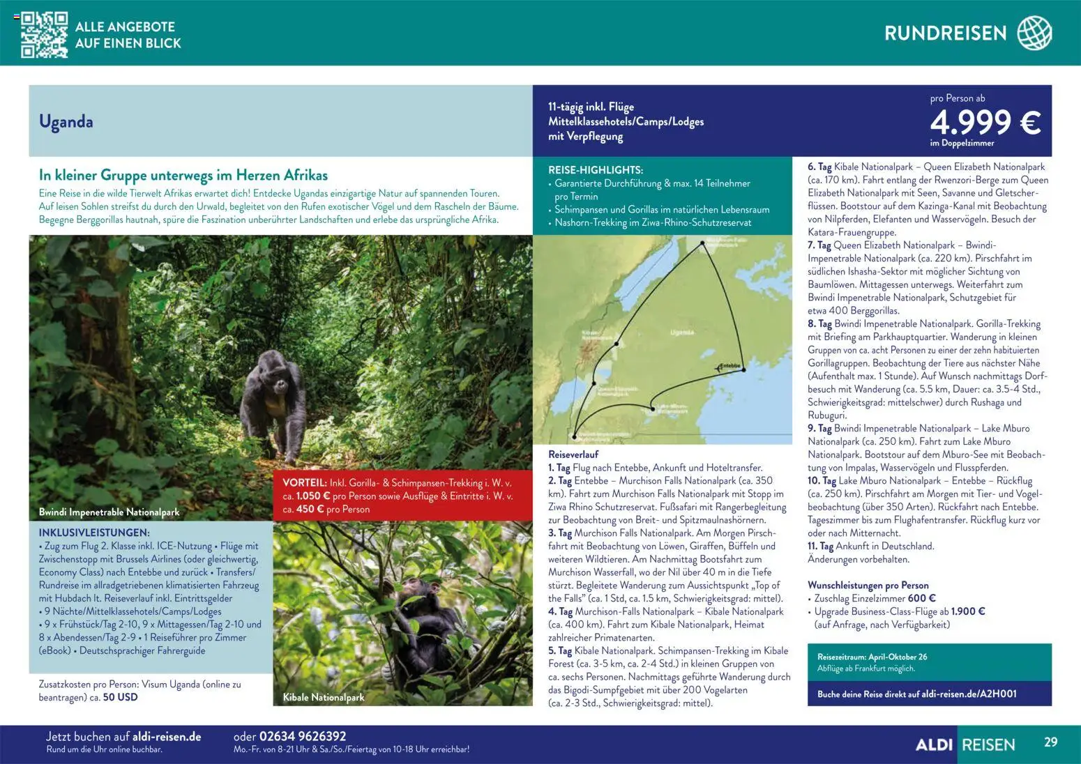 Aldi Reisen Traumreisen – gültig ab 01.11.2025 | Seite: 29 | Produkte: Uhr