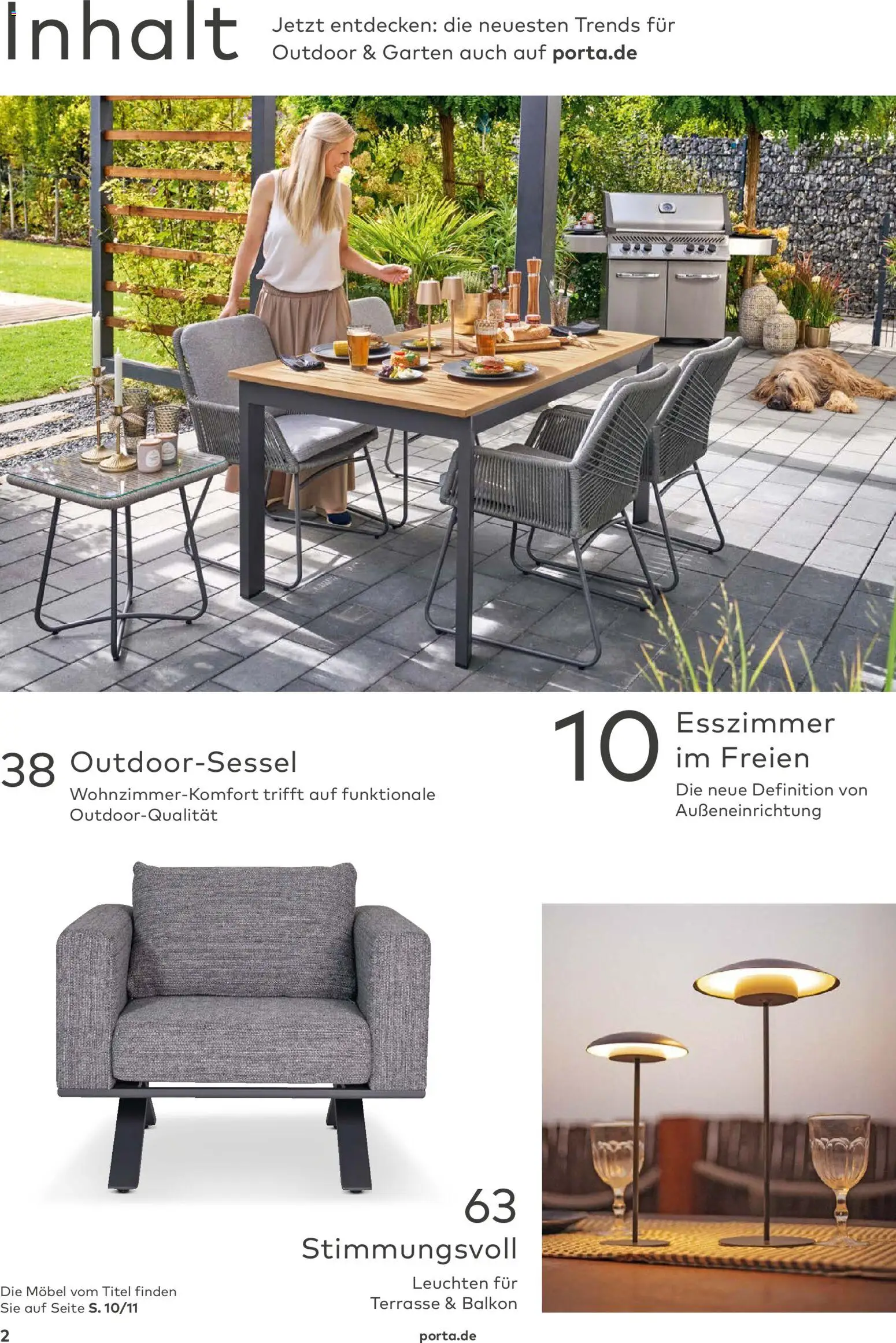 Porta! Gartenmöbel Katalog – gültig ab 01.03.2026 | Seite: 2