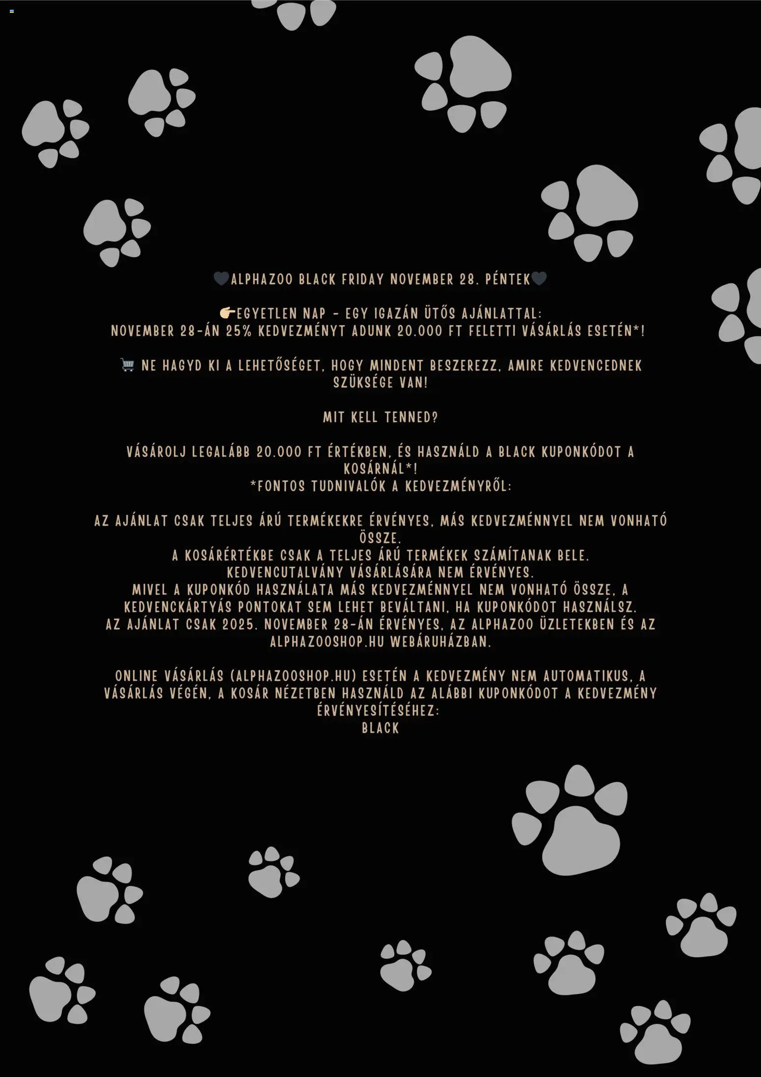 AlphaZoo akciós ujság - amely érvényes a következő dátumtól: 28.11.2025 | Oldal: 2 | Termékek: Kosár